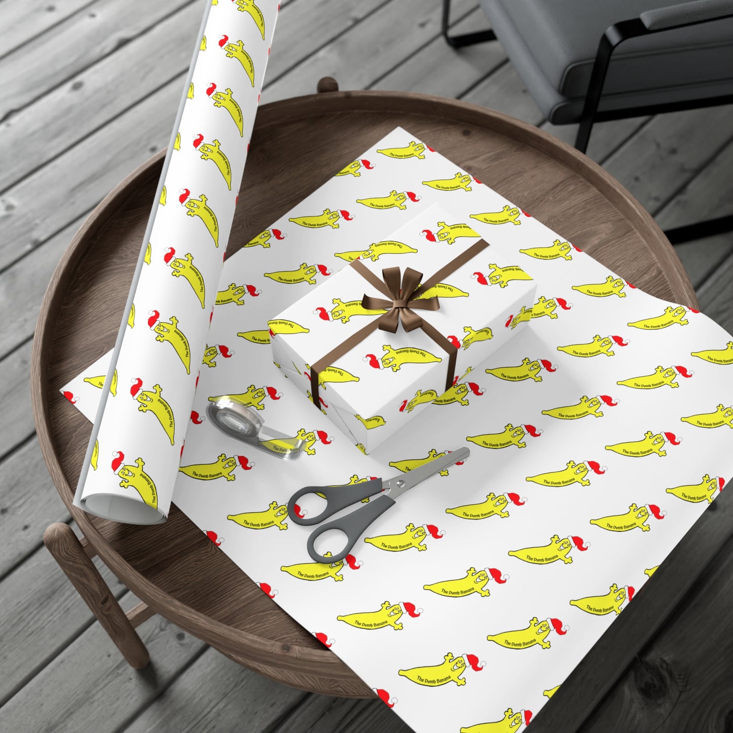 The Dumb Banana "Santa Banana" Gift Wrap Papers