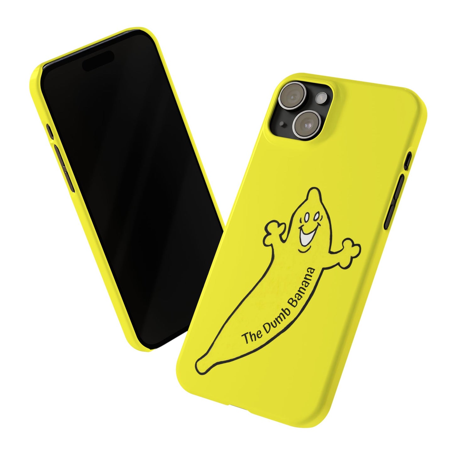 The Dumb Banana Super Thin Banana Phone Cases by Case-Mate in Yellow - The ultimate banana ever!!!