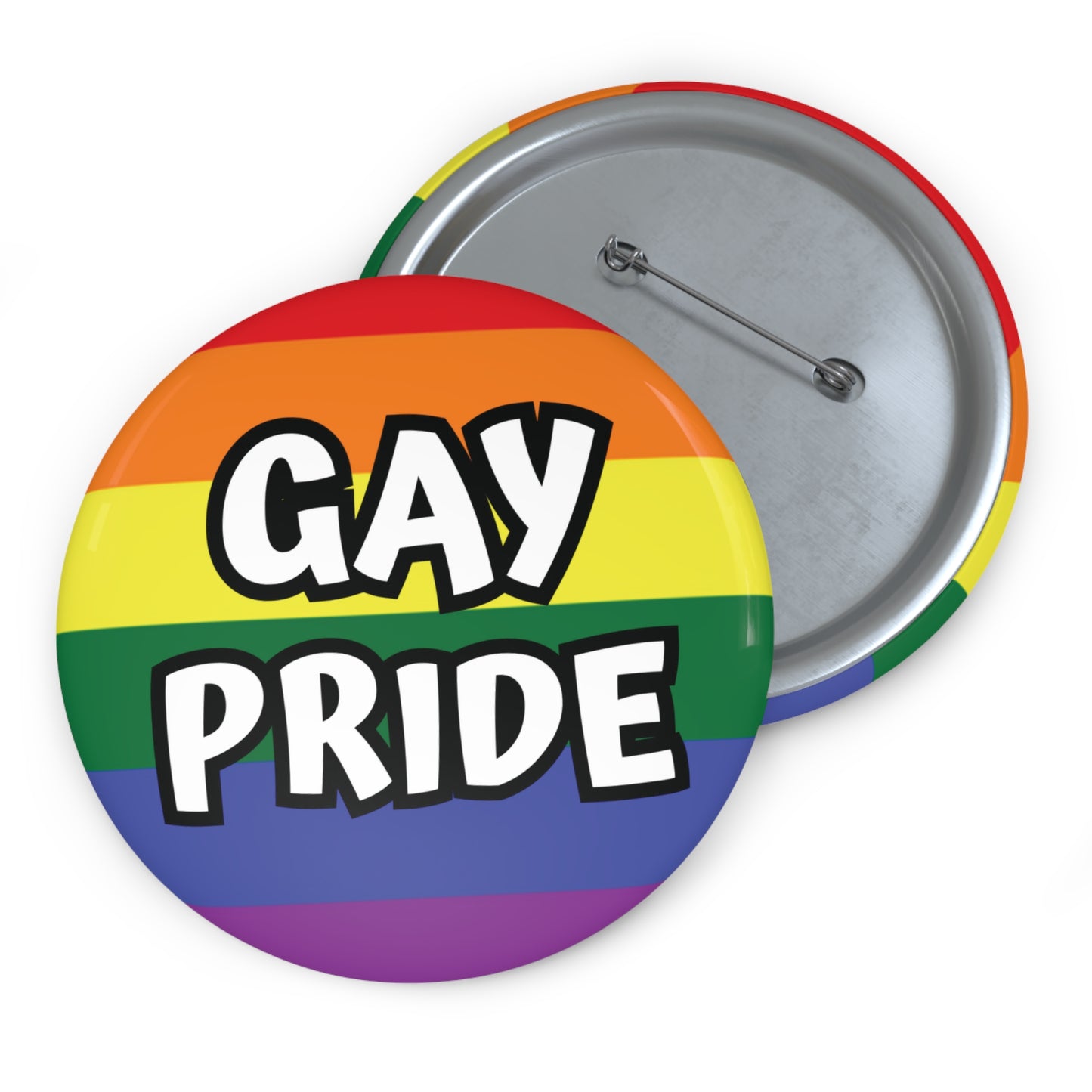 Rainbow Flag & Gay Pride Pin Button