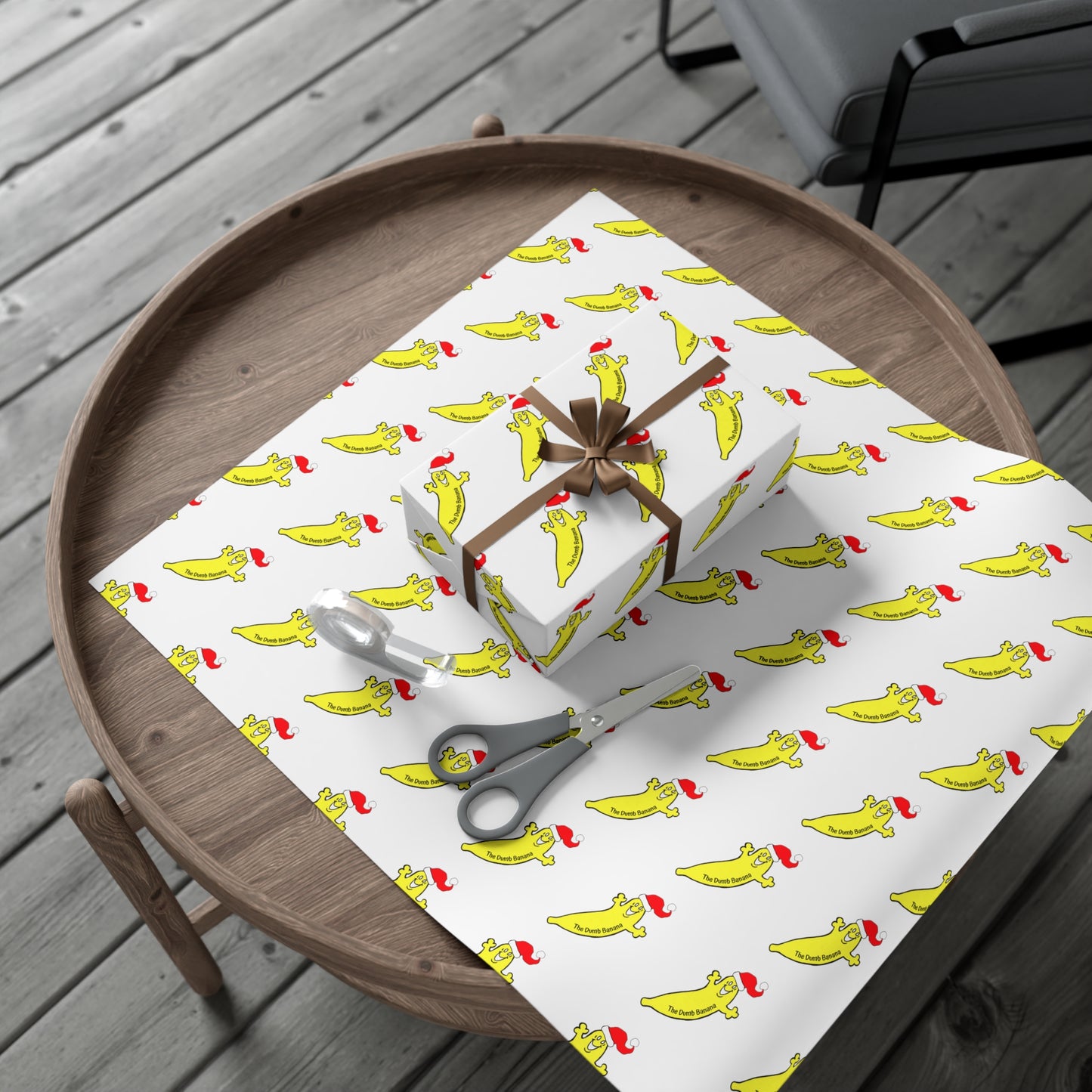 The Dumb Banana "Santa Banana" Gift Wrap Papers