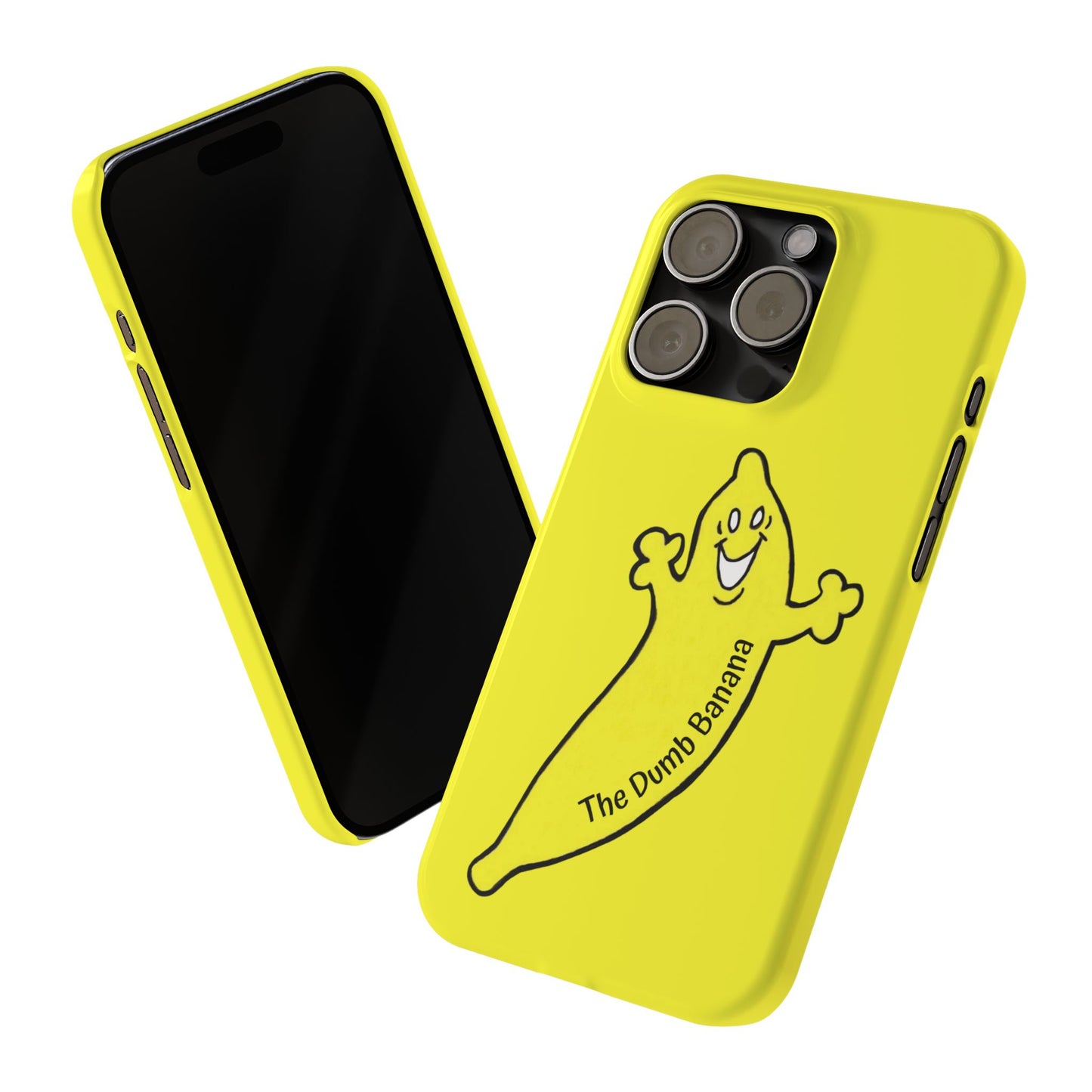 The Dumb Banana Super Thin Banana Phone Cases by Case-Mate in Yellow - The ultimate banana ever!!!