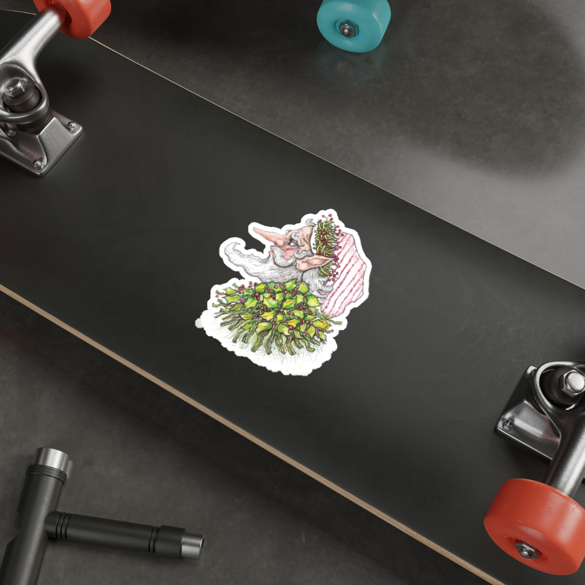 Christmas Elf Indoor & Outdoor Vinyl Die-Cut Sticker