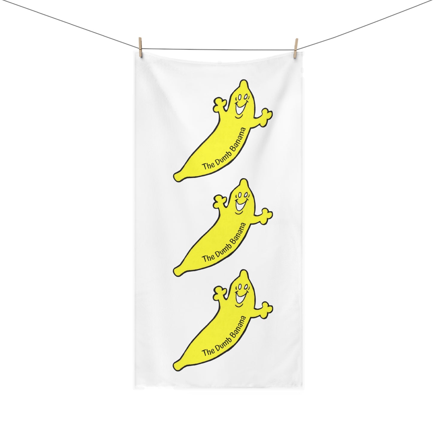 The Dumb Banana Premium Beach Towel - Why be the Big Kahuna on the beach when you can be the Big Banana!!!