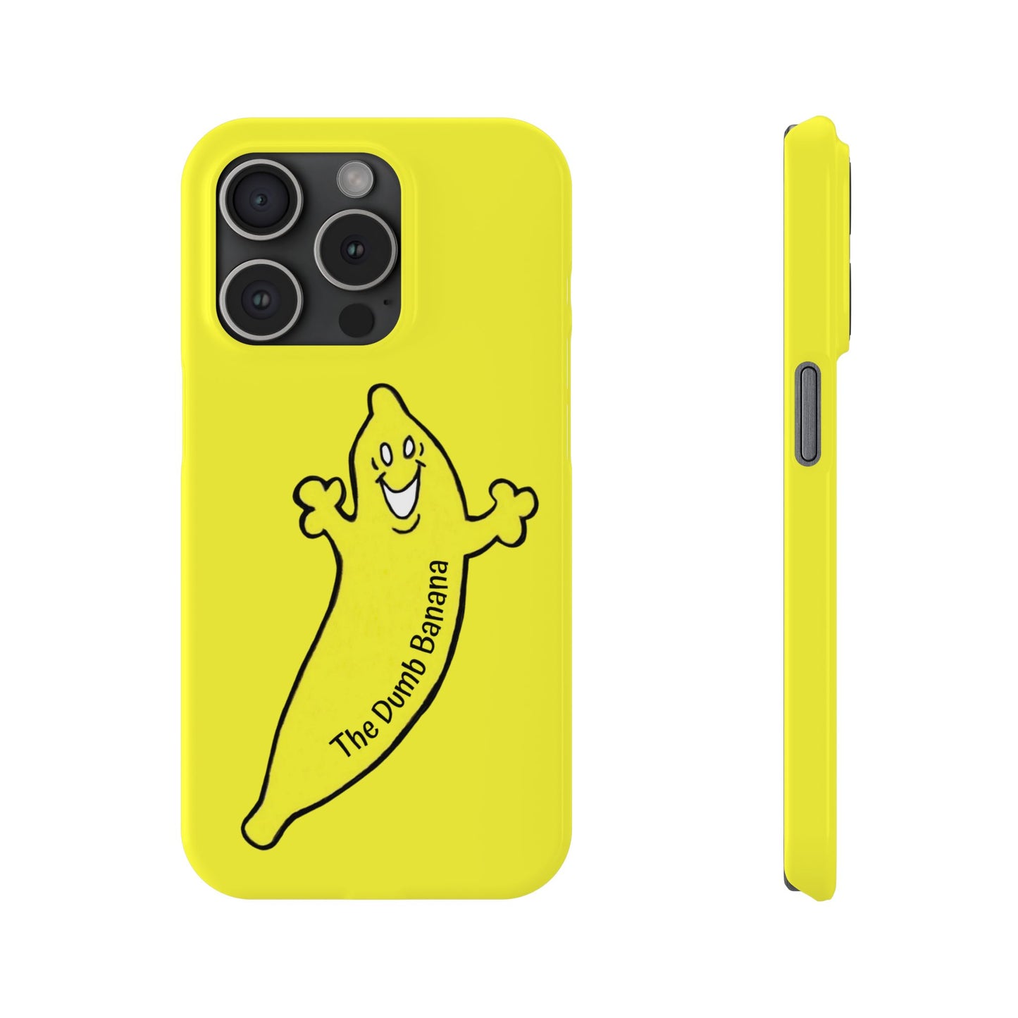 The Dumb Banana Super Thin Banana Phone Cases by Case-Mate in Yellow - The ultimate banana ever!!!
