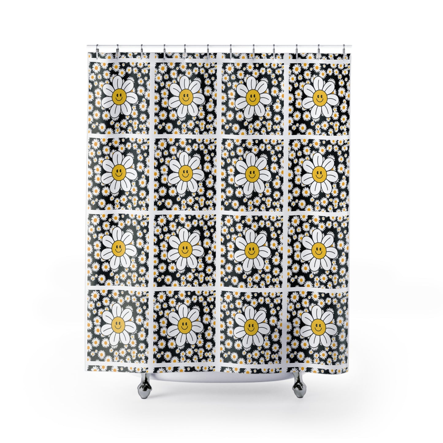 The Happy Daisy Shower Curtain by Miss Daisy
