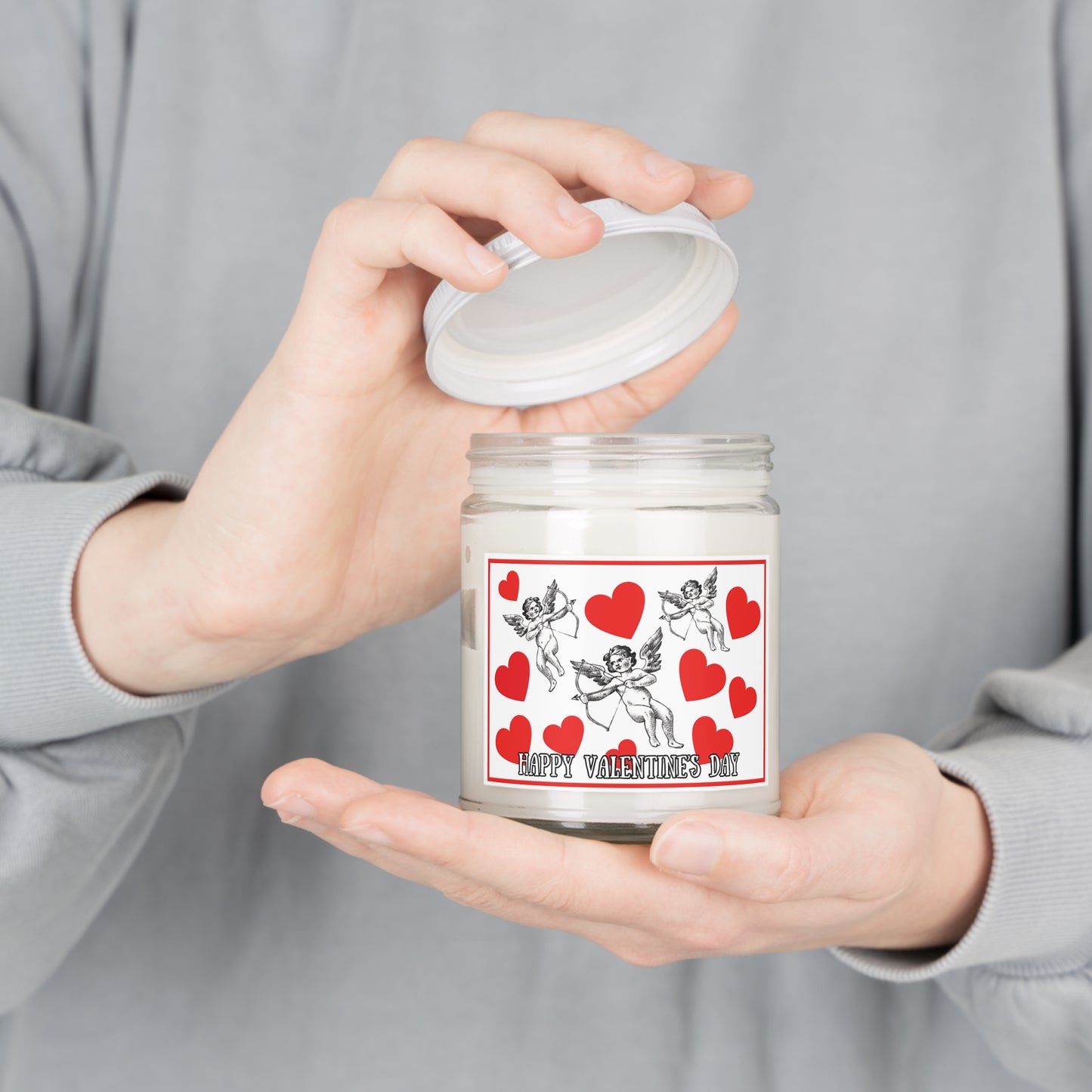 Cupid & Hearts Valentine 9oz Aromatherapy Candle