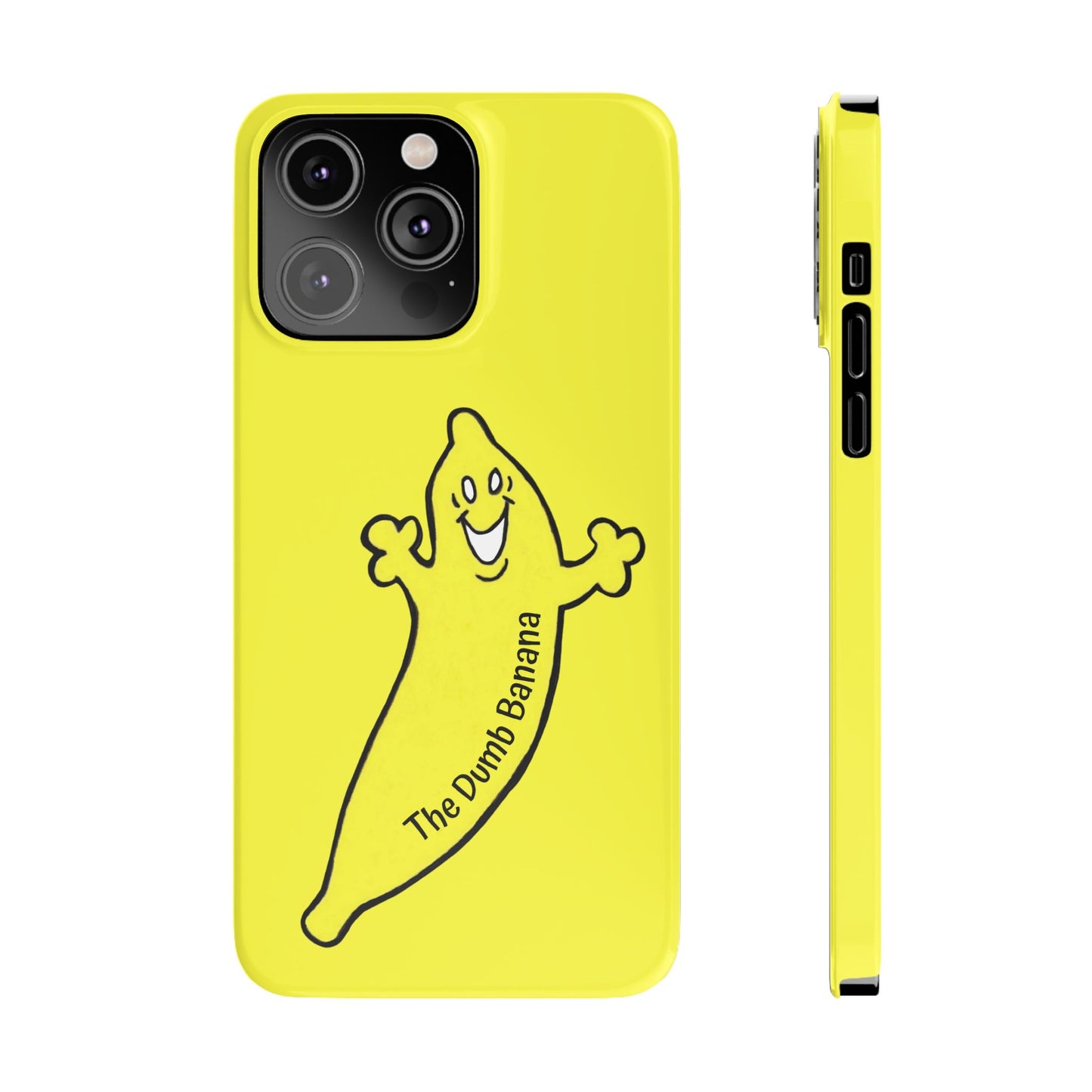 The Dumb Banana Super Thin Banana Phone Cases by Case-Mate in Yellow - The ultimate banana ever!!!