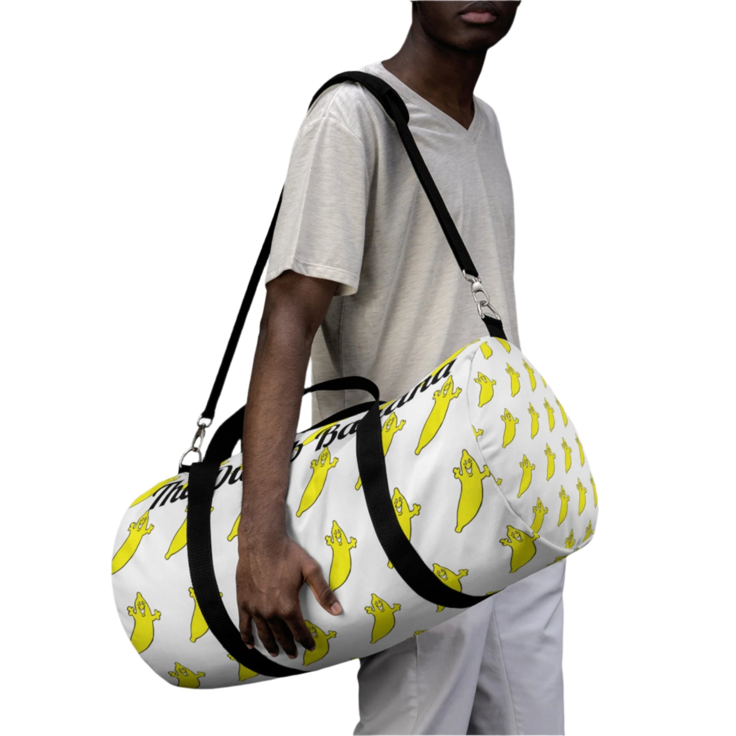 The Dumb Banana Duffel Bag in White - It's every banana's dream!!!