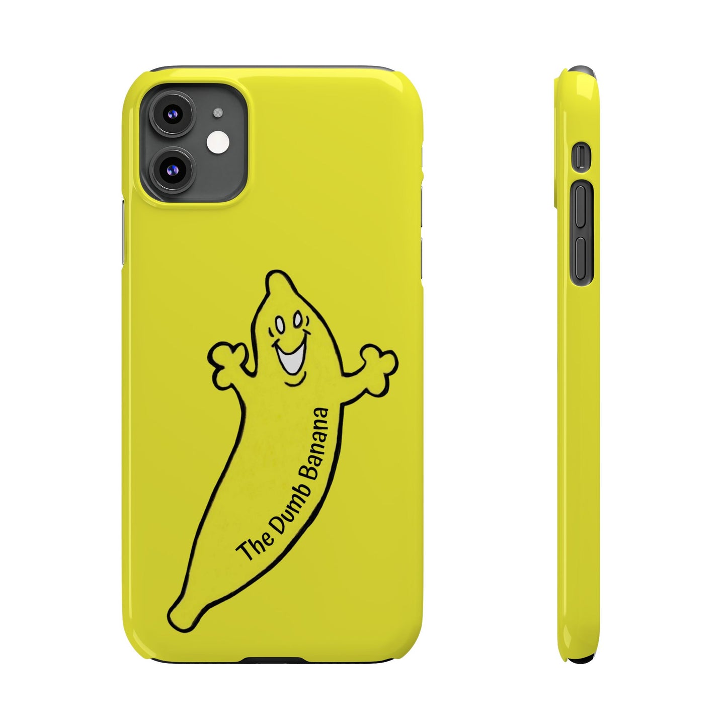 The Dumb Banana Super Thin Banana Phone Cases by Case-Mate in Yellow - The ultimate banana ever!!!