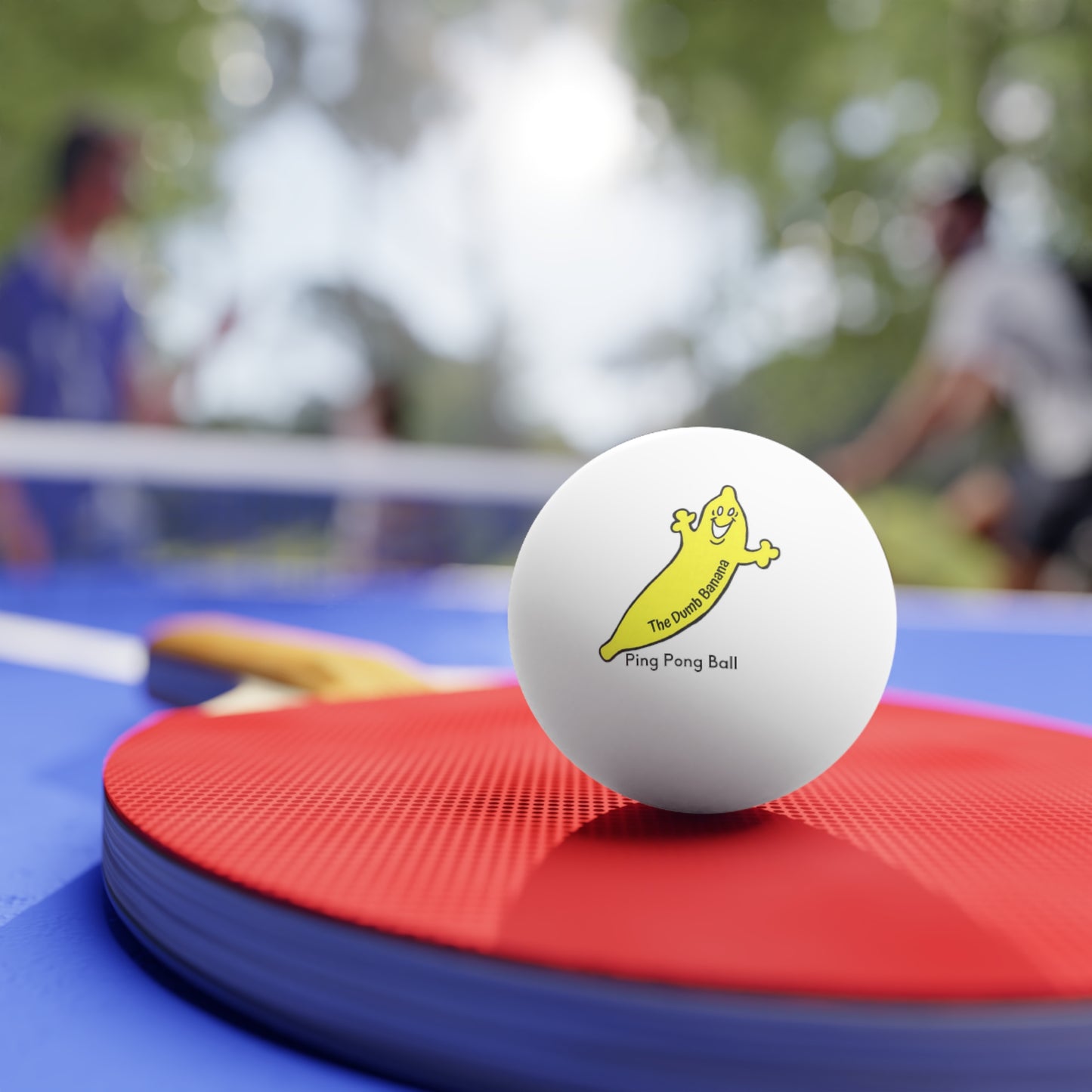 THE DUMB BANANA Ping Pong Balls, 6 pcs