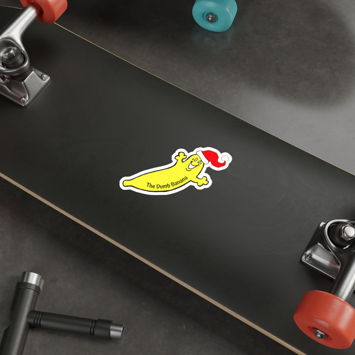 The Dumb Banana Die-Cut Indoor & Outdoor Vinyl Christmas Sticker