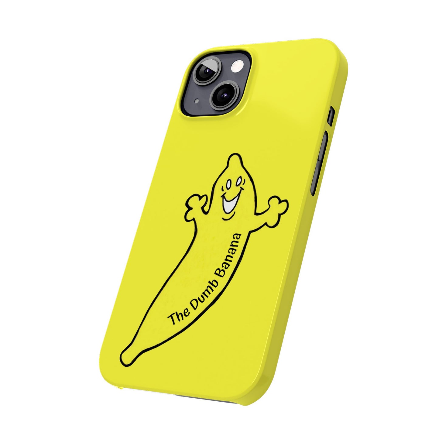The Dumb Banana Super Thin Banana Phone Cases by Case-Mate in Yellow - The ultimate banana ever!!!