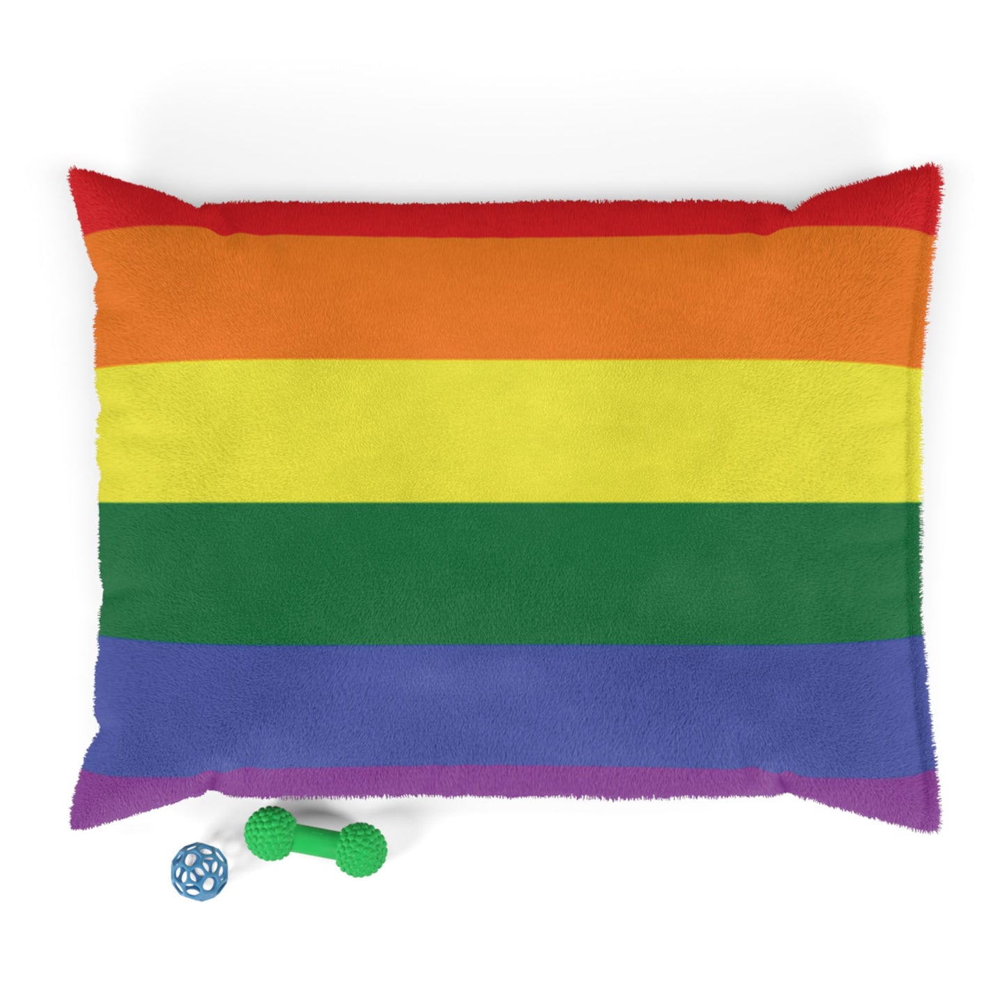 Rainbow Flag Pet Bed - All pets deserve to rest and sleep in rainbow luxury!!!