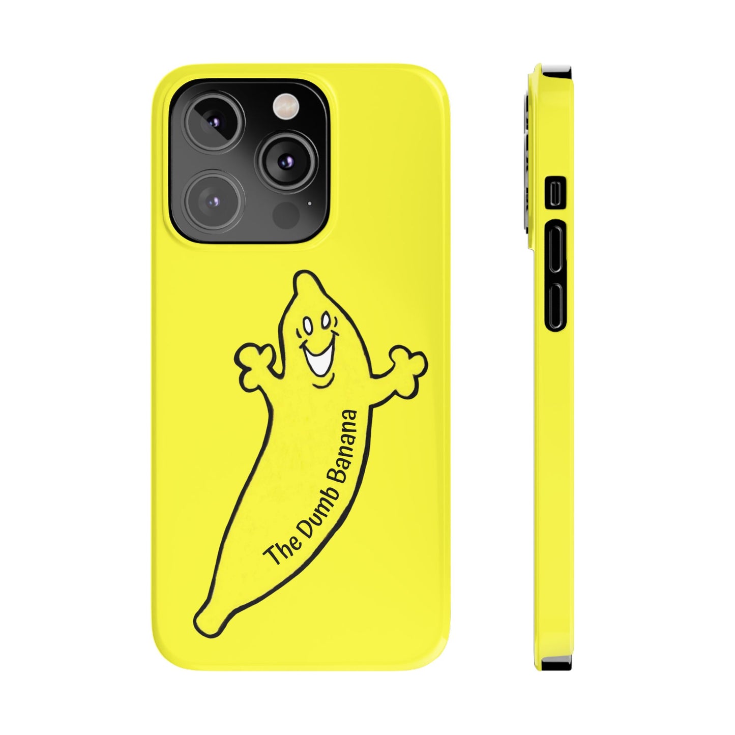 The Dumb Banana Super Thin Banana Phone Cases by Case-Mate in Yellow - The ultimate banana ever!!!