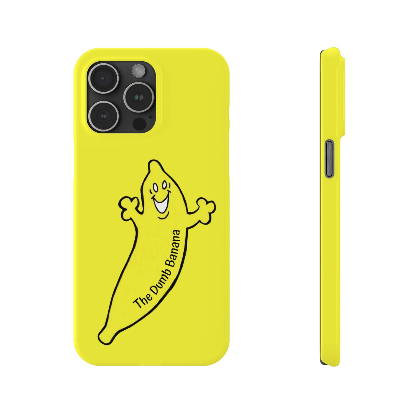The Dumb Banana Super Thin Banana Phone Cases by Case-Mate in Yellow - The ultimate banana ever!!!