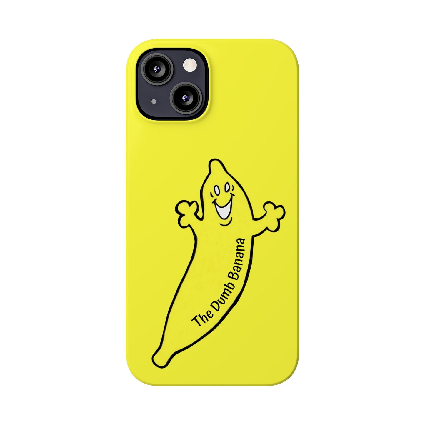 The Dumb Banana Super Thin Banana Phone Cases by Case-Mate in Yellow - The ultimate banana ever!!!