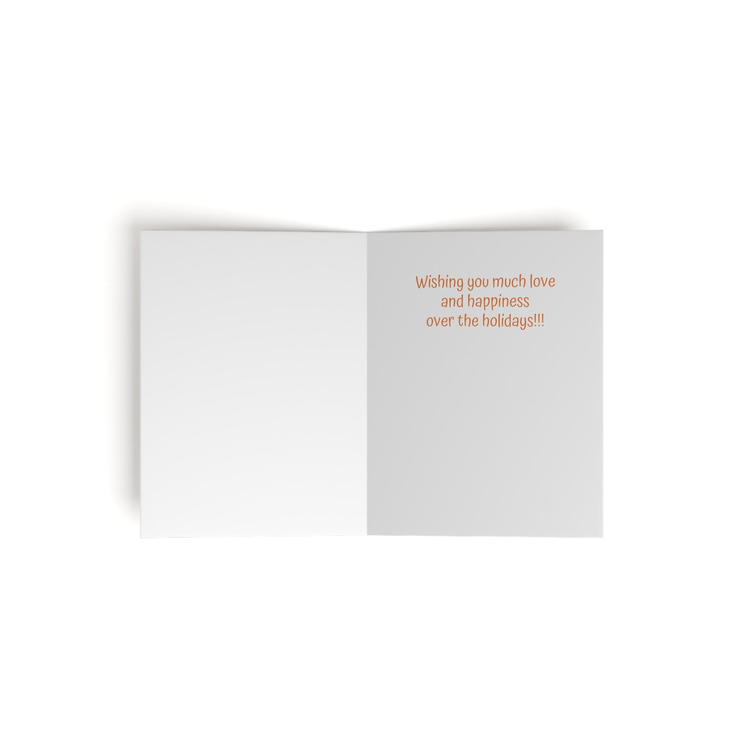 "I'm Happy & Grateful because of You!!!" Thanksgiving Holiday Greeting Cards (8, 16, and 24 pcs)