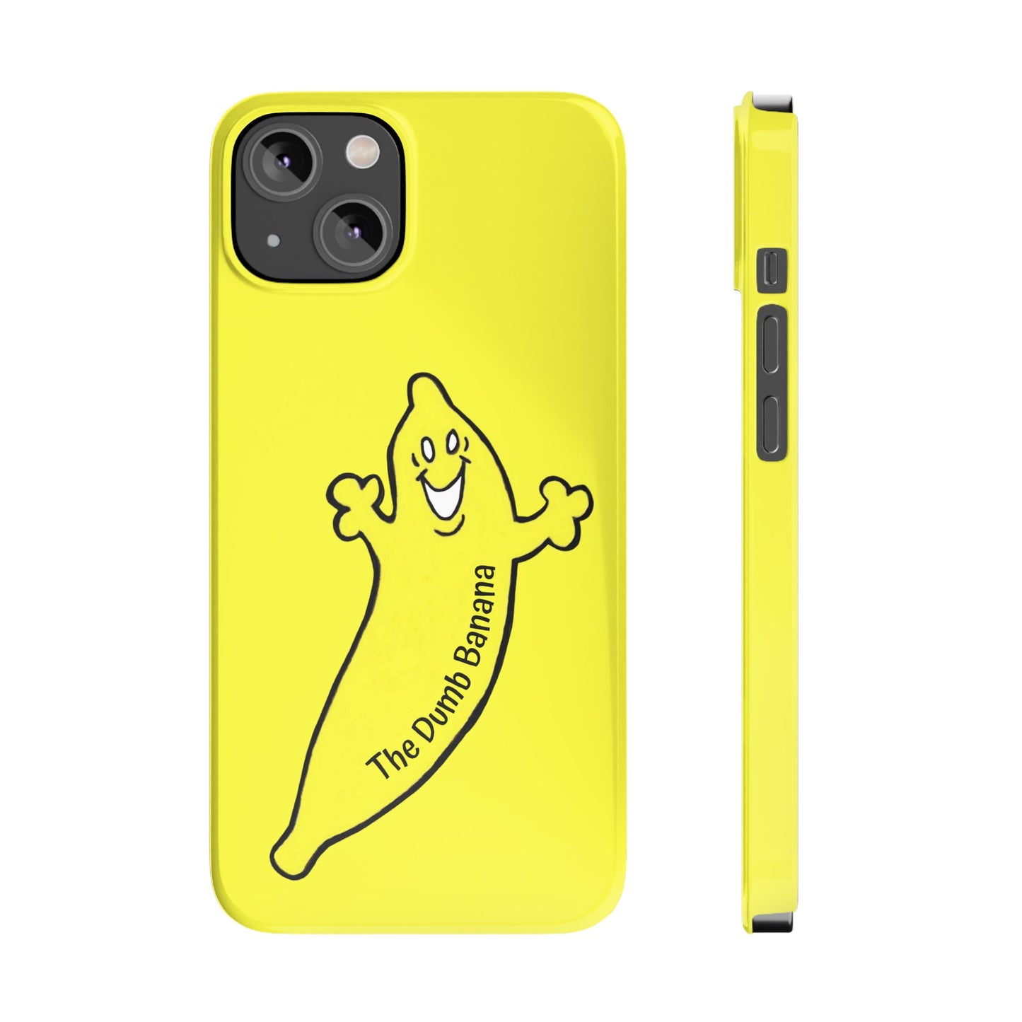 The Dumb Banana Super Thin Banana Phone Cases by Case-Mate in Yellow - The ultimate banana ever!!!