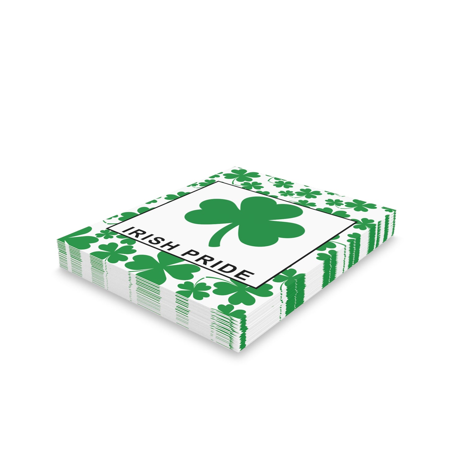 "Irish Pride" Happy Saint Patrick's Day Greeting Cards (8, 16, and 24 pcs)