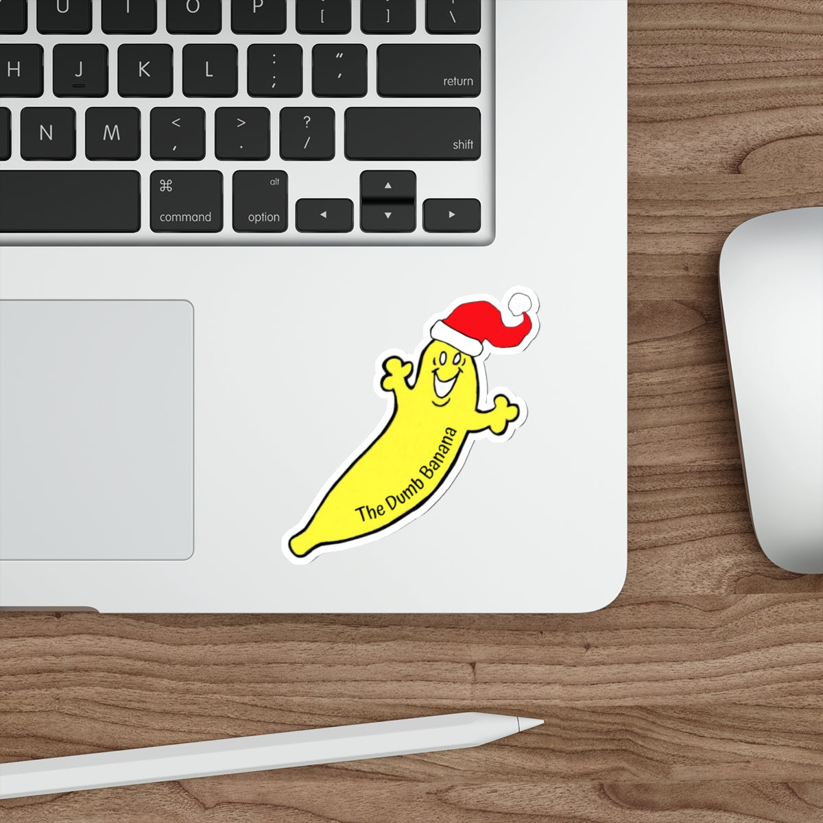 The Dumb Banana Die-Cut Indoor & Outdoor Vinyl Christmas Sticker