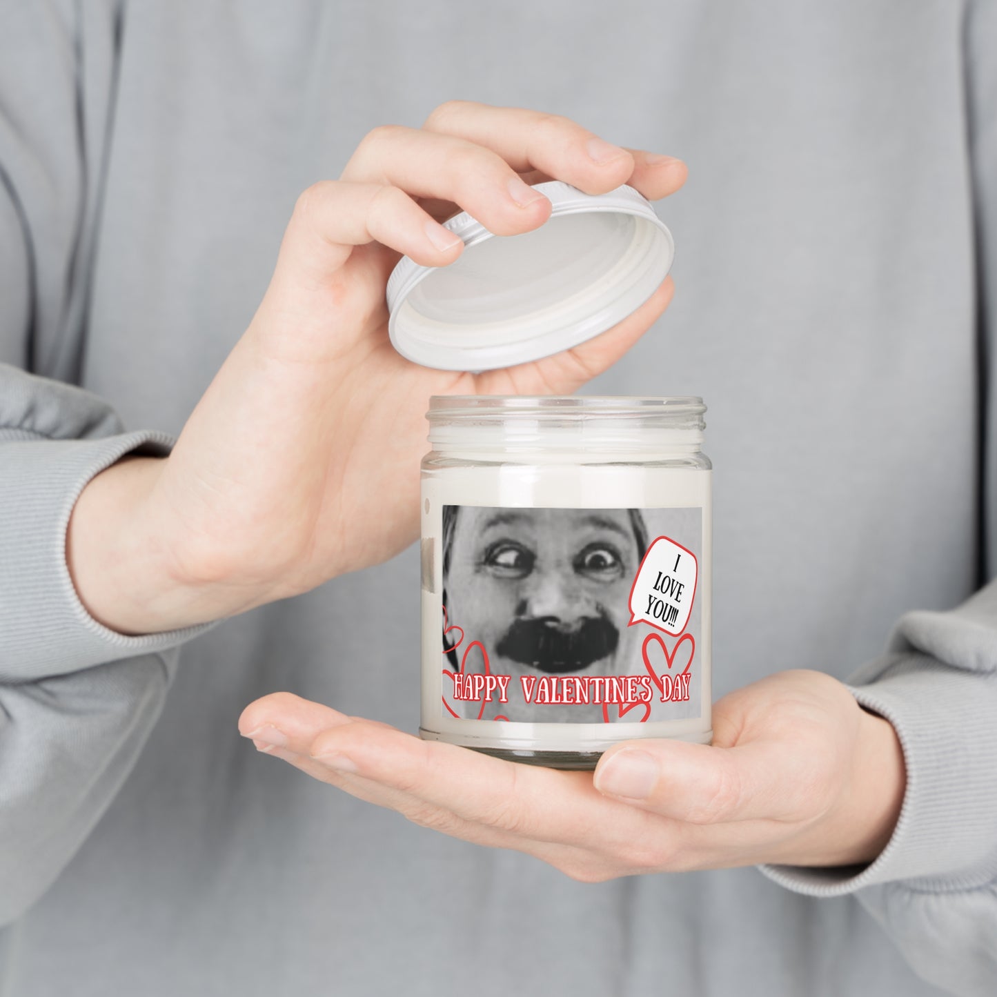 Vintage "I Love You!!!" Valentine 9oz Aromatherapy Candle