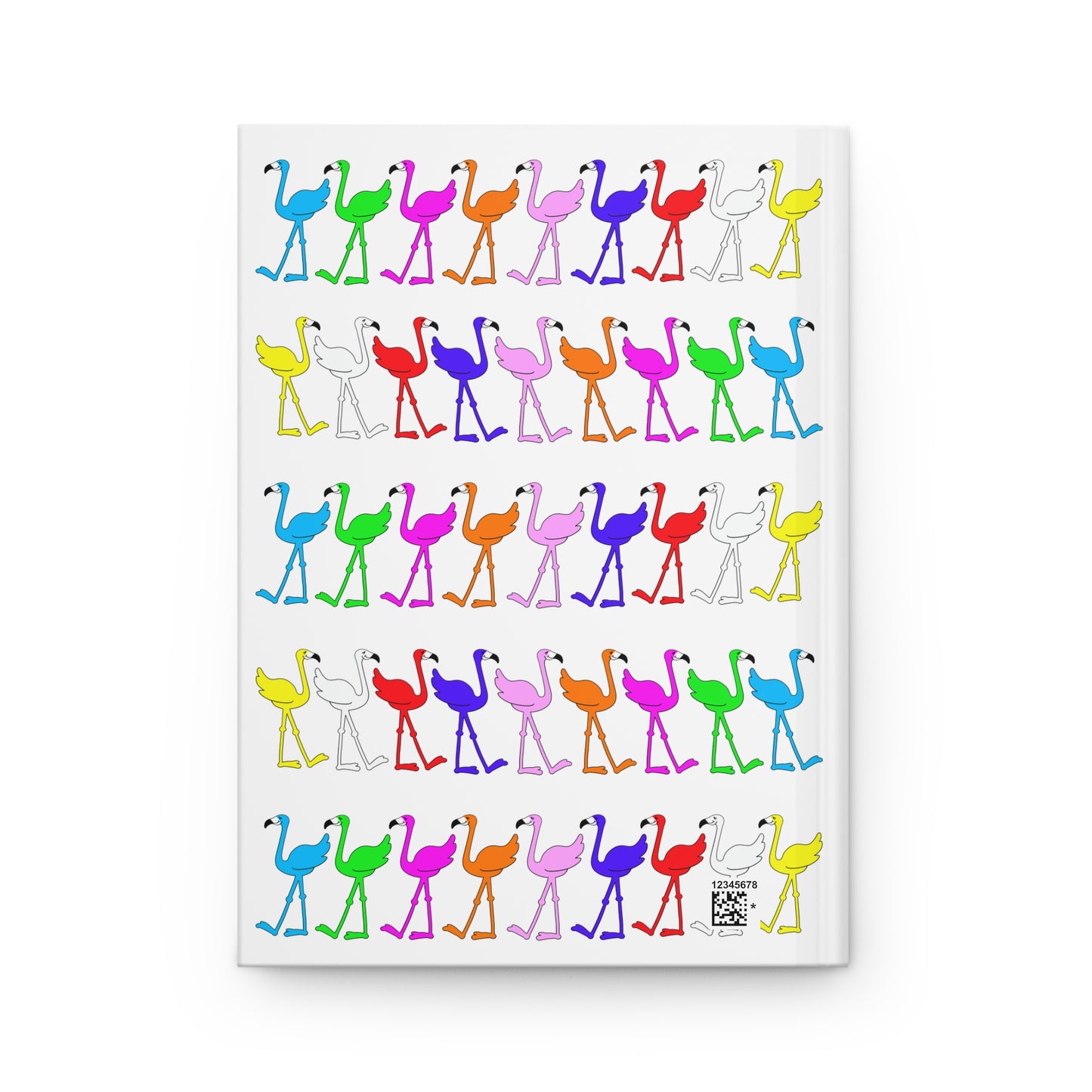 The Rainbow Flamingo Club Hardcover Journal - Fun Stationery for Flamingo Lovers!!!