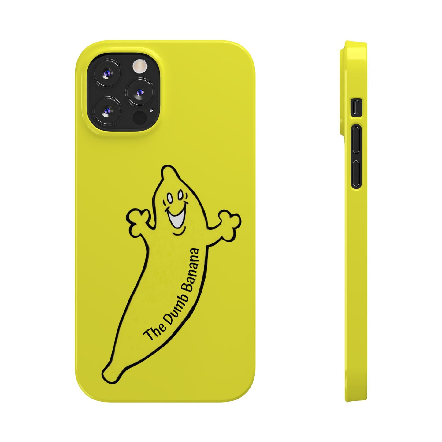 The Dumb Banana Super Thin Banana Phone Cases by Case-Mate in Yellow - The ultimate banana ever!!!