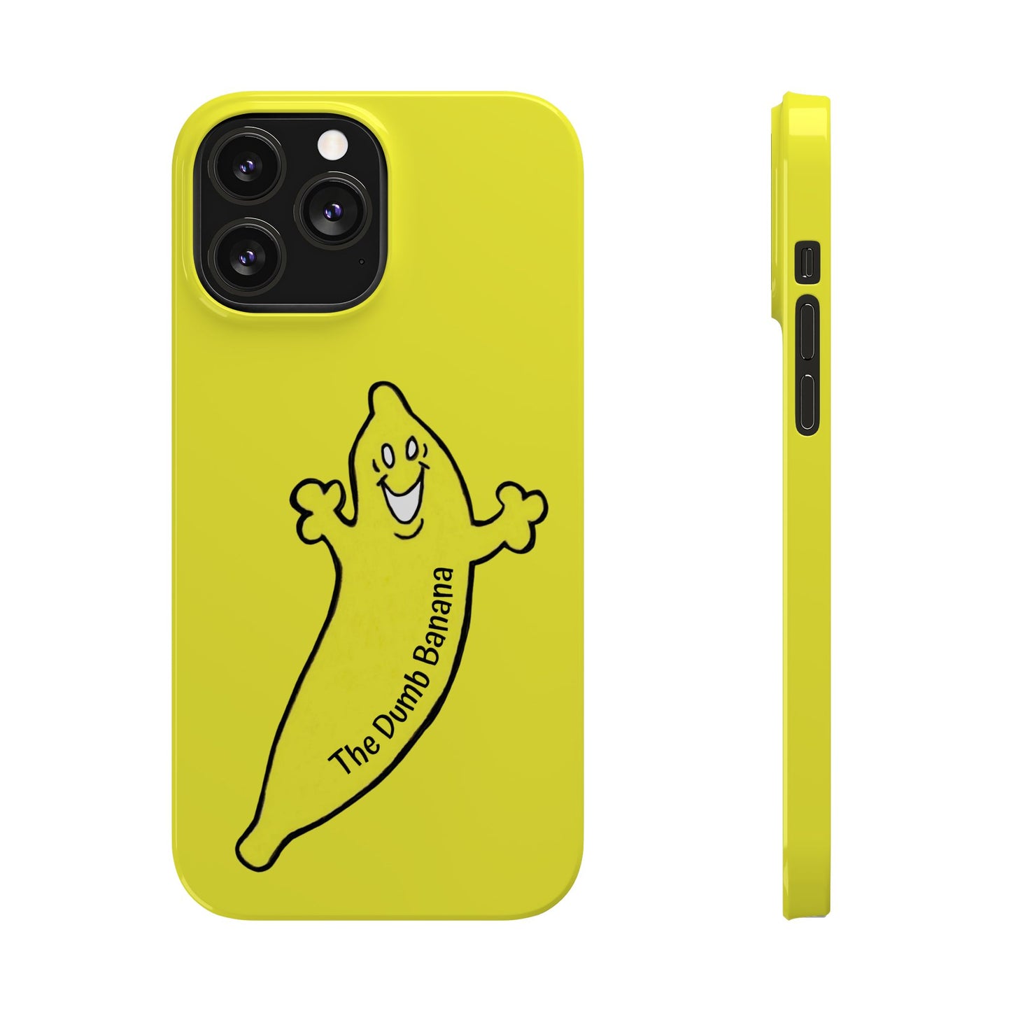 The Dumb Banana Super Thin Banana Phone Cases by Case-Mate in Yellow - The ultimate banana ever!!!
