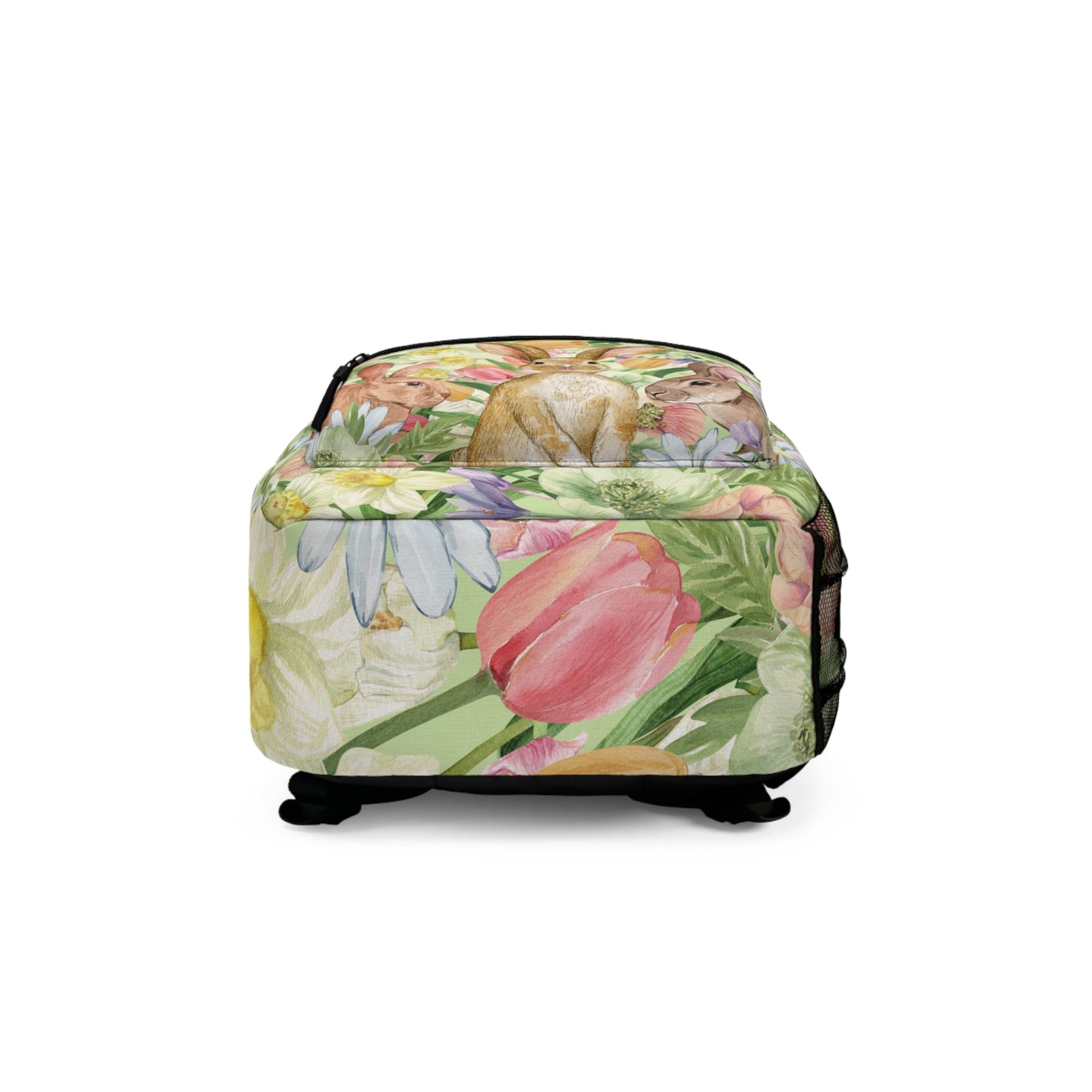Spring Floral & Rabbits Backpack