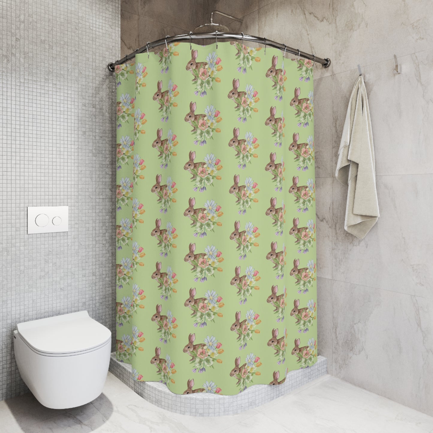 Spring Tranquility Shower Curtain by Miss Daisy