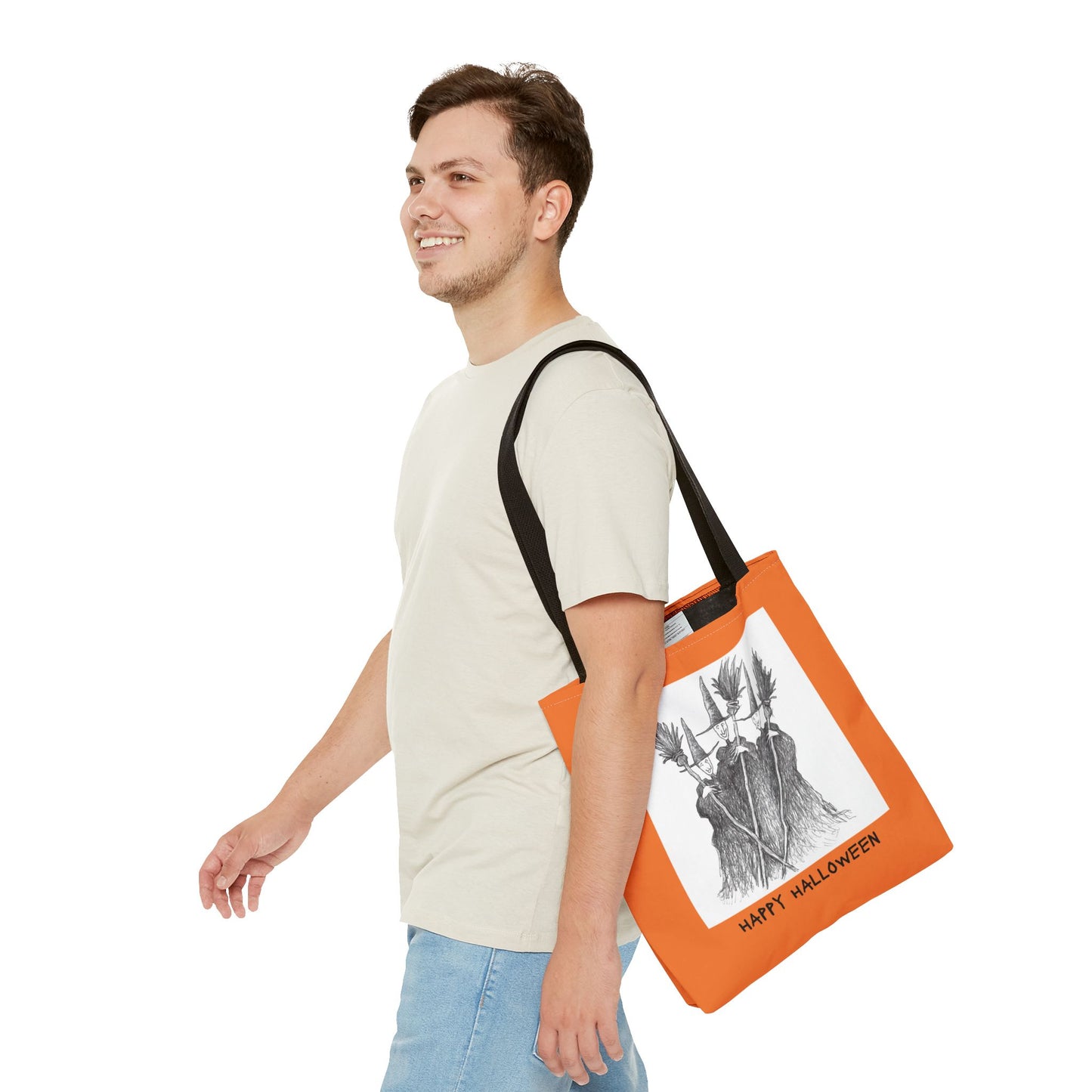 THE WITCHES - Happy Halloween Trick or Treat Candy Tote Bag