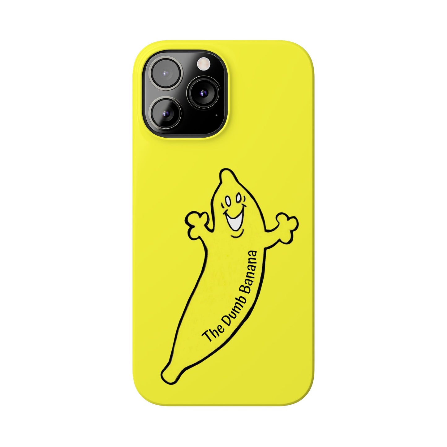 The Dumb Banana Super Thin Banana Phone Cases by Case-Mate in Yellow - The ultimate banana ever!!!