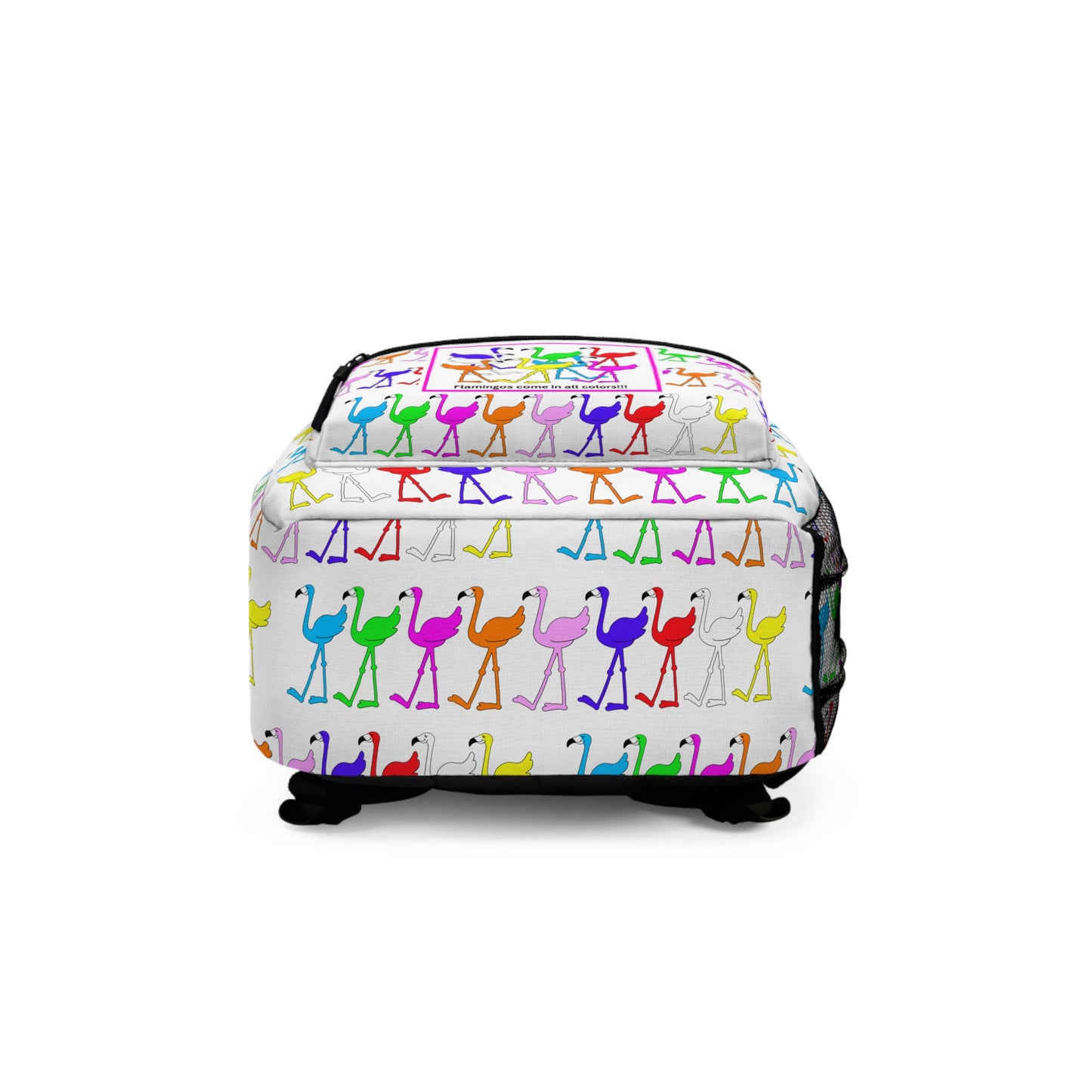 Flamingos Come In All Colors Backpack