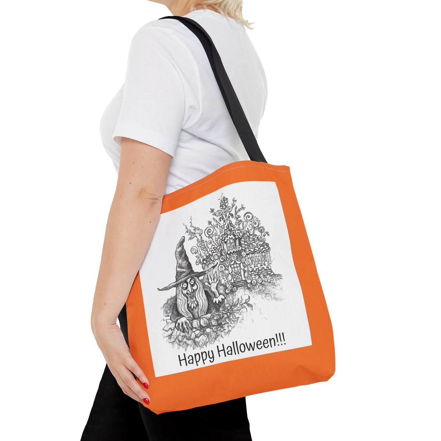HELGA'S FUNHOUSE & CANDY STORE!!! - The ultimate Happy Halloween Trick or Treat Candy Tote Bag for all witches and kids!!!