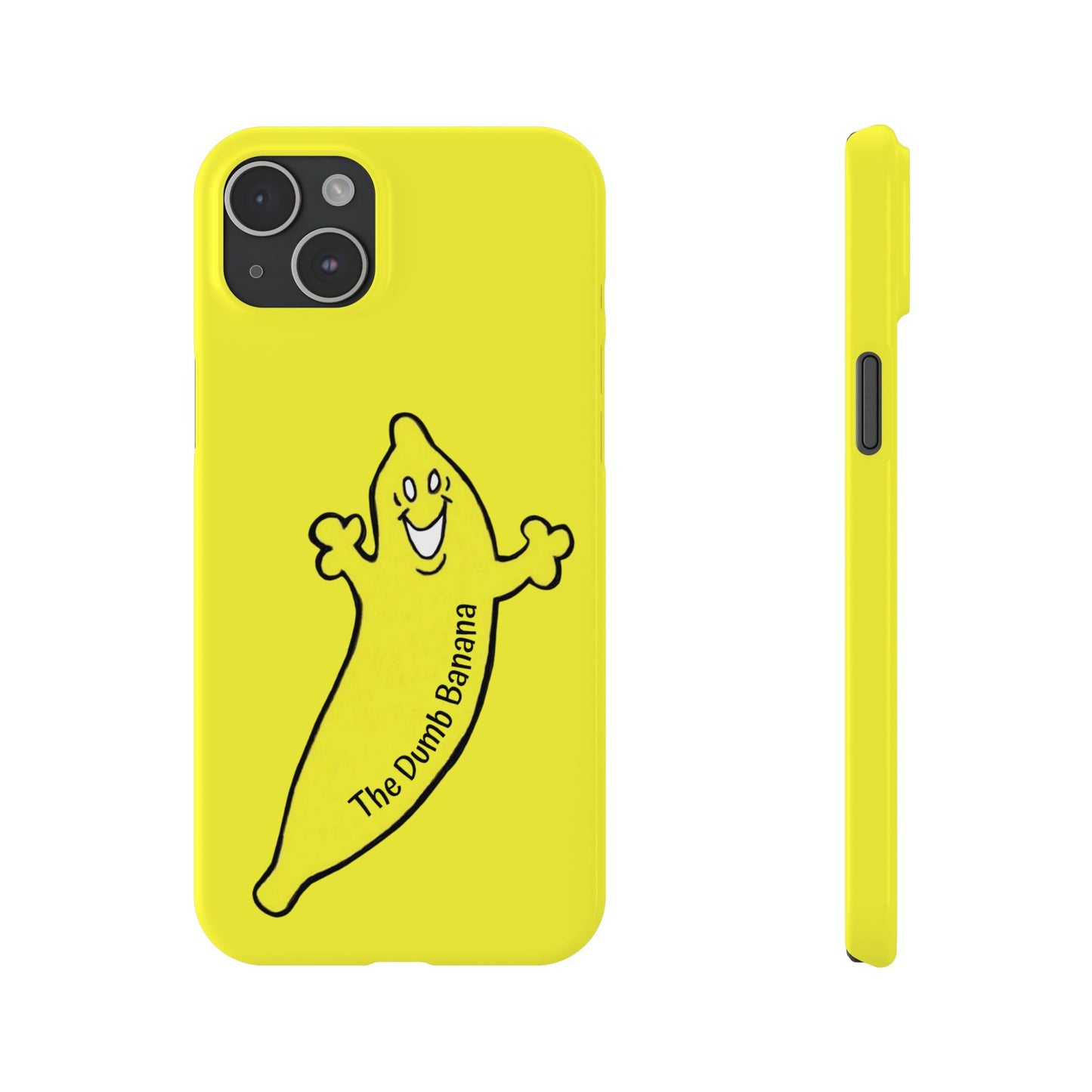 The Dumb Banana Super Thin Banana Phone Cases by Case-Mate in Yellow - The ultimate banana ever!!!