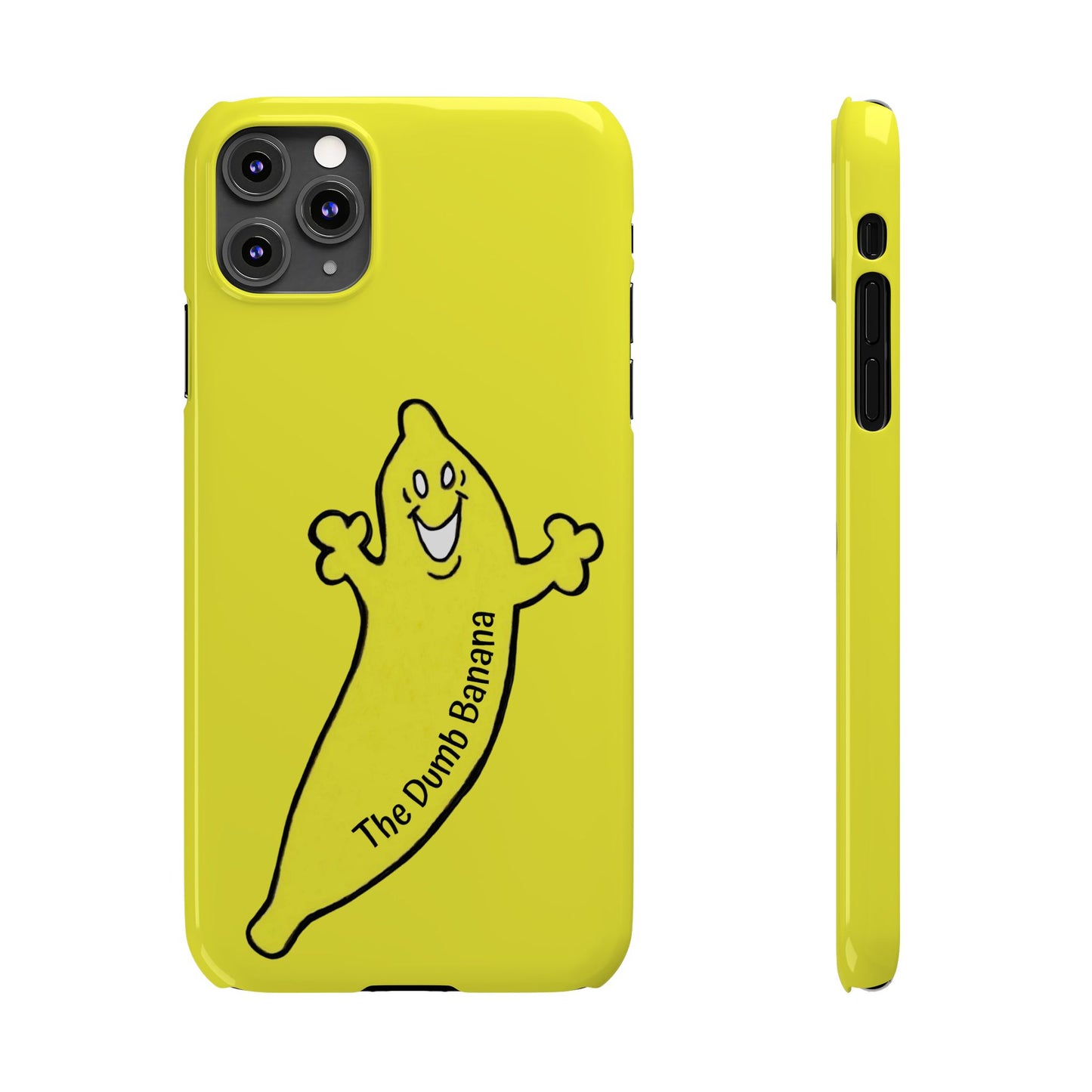 The Dumb Banana Super Thin Banana Phone Cases by Case-Mate in Yellow - The ultimate banana ever!!!