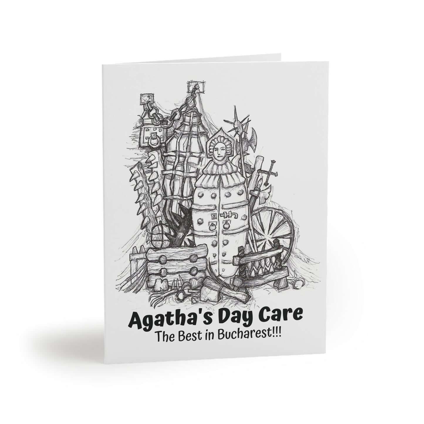 Agatha's Day Care Halloween Greeting Cards (8, 16 and 24 pcs) - The Best in Bucharest!!!