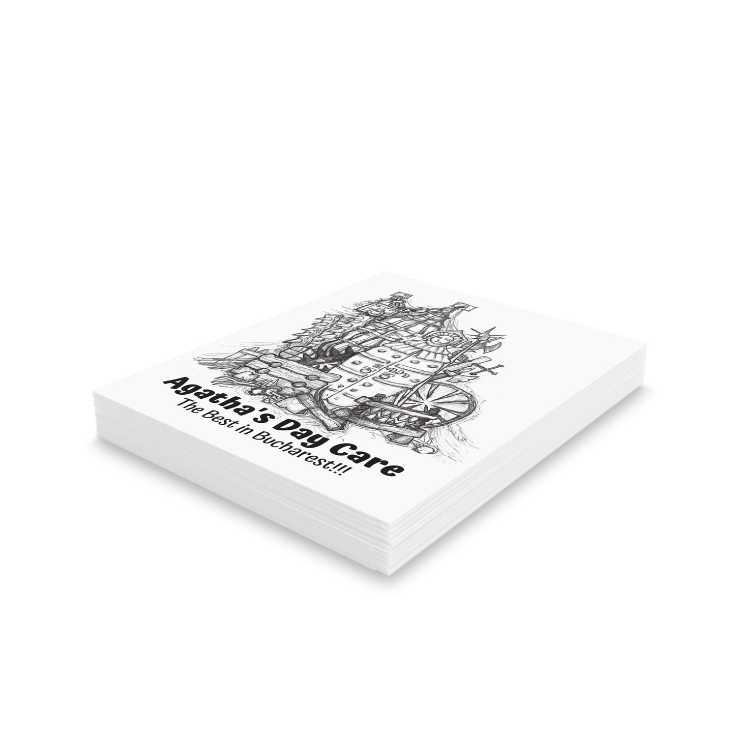 Agatha's Day Care Halloween Greeting Cards (8, 16 and 24 pcs) - The Best in Bucharest!!!
