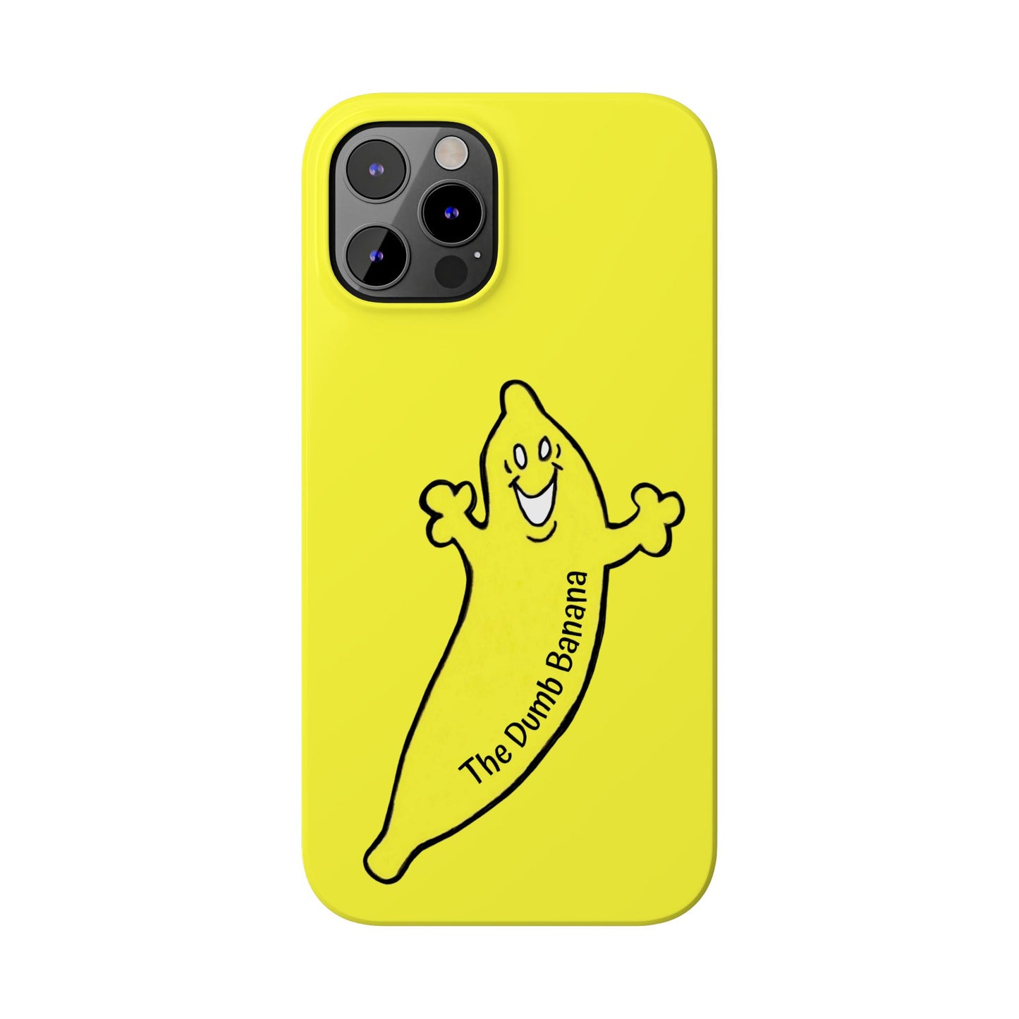 The Dumb Banana Super Thin Banana Phone Cases by Case-Mate in Yellow - The ultimate banana ever!!!