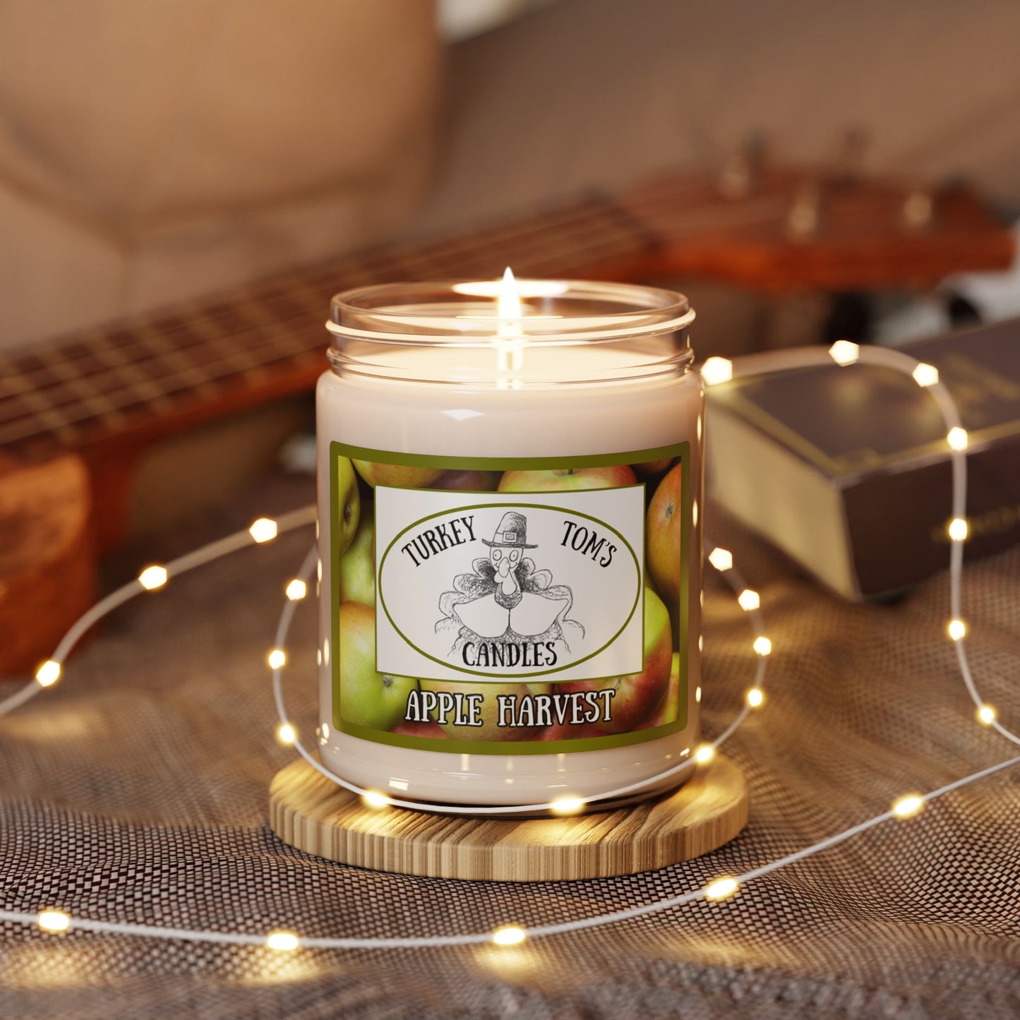 Turkey Tom's Candle Company - Apple Harvest Aromatherapy 9oz Candle