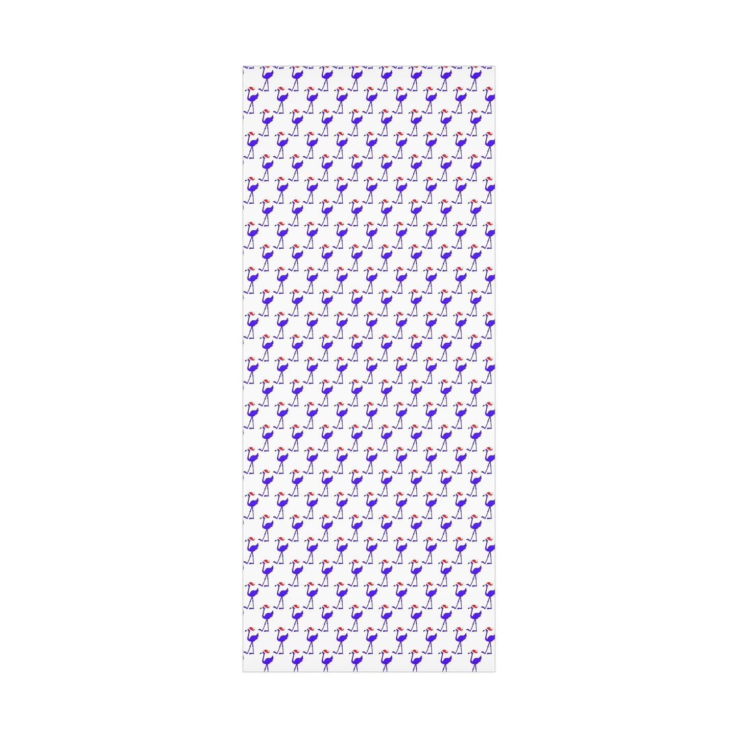 Lu Lu the Blue Flamingo Festive Gift Wrap