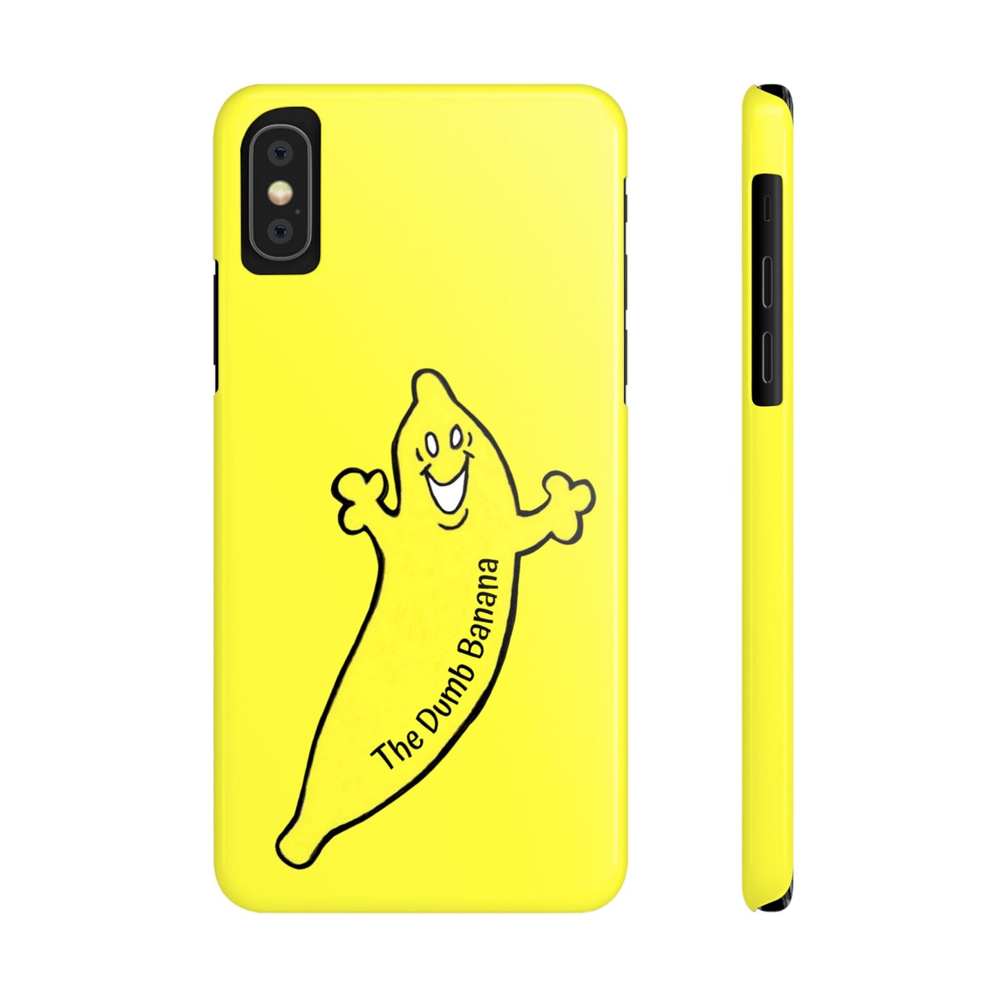 The Dumb Banana Super Thin Banana Phone Cases by Case-Mate in Yellow - The ultimate banana ever!!!