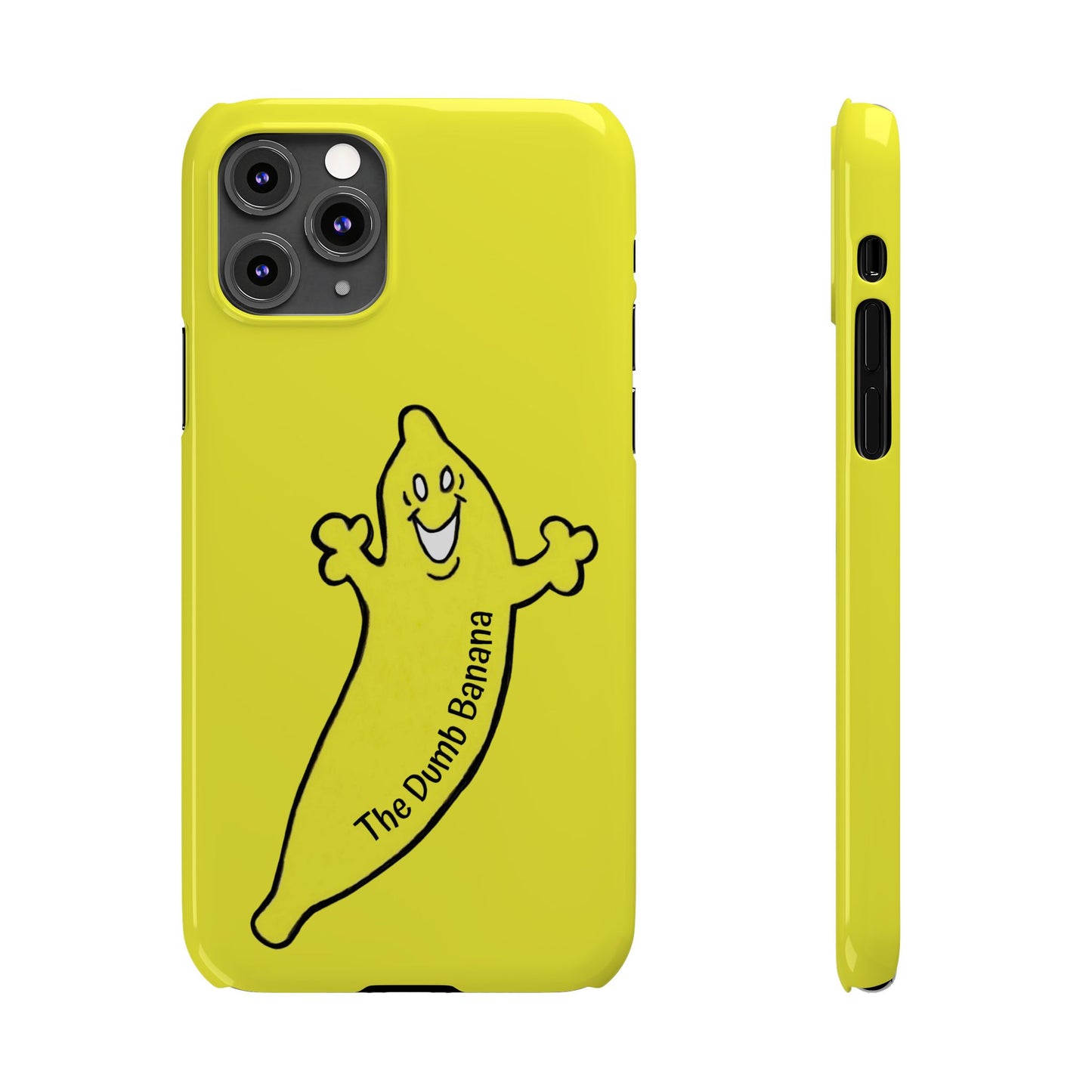The Dumb Banana Super Thin Banana Phone Cases by Case-Mate in Yellow - The ultimate banana ever!!!