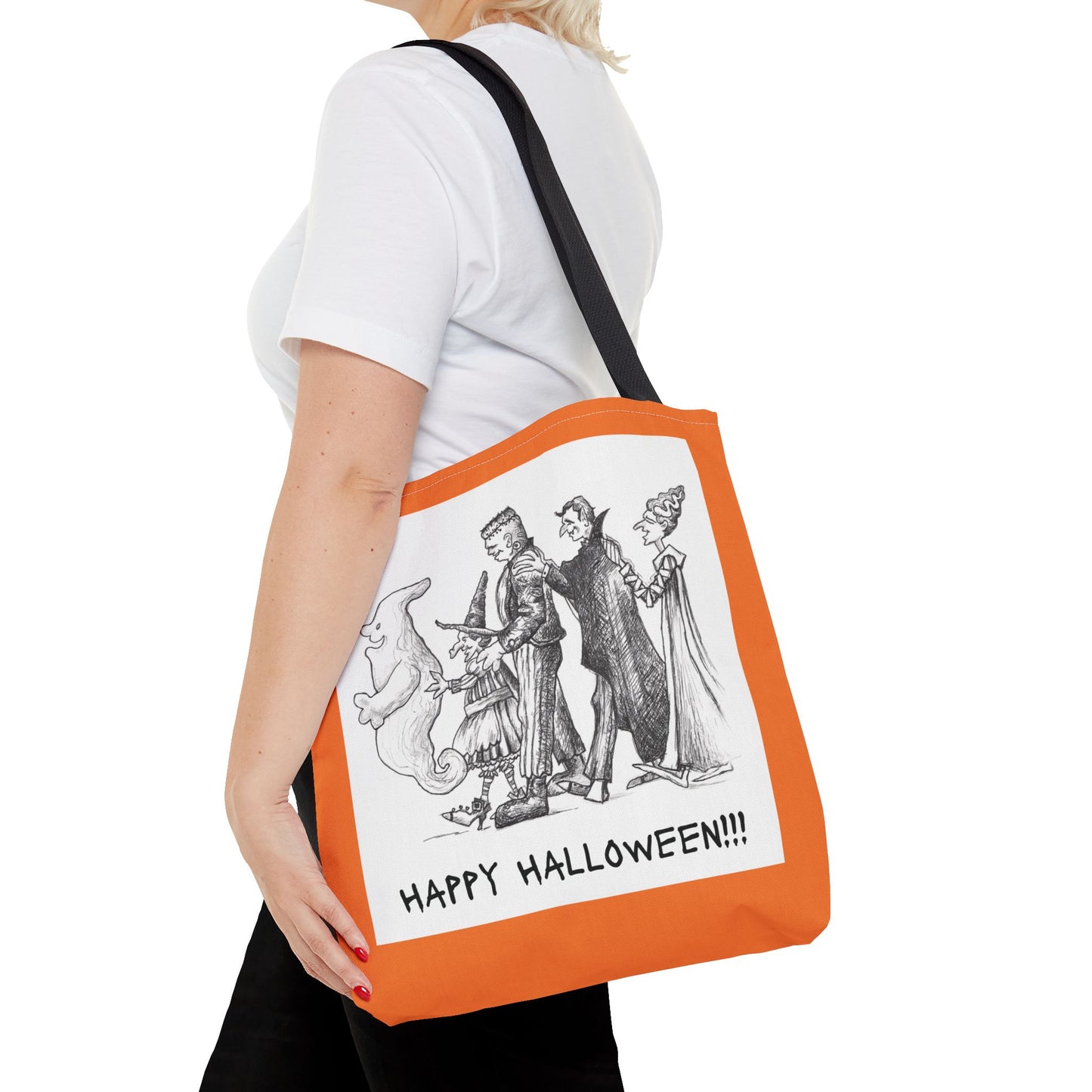 Dracula's Halloween Party!!! - The ultimate Happy Halloween Trick or Treat Candy Tote Bag for all monsters!!!