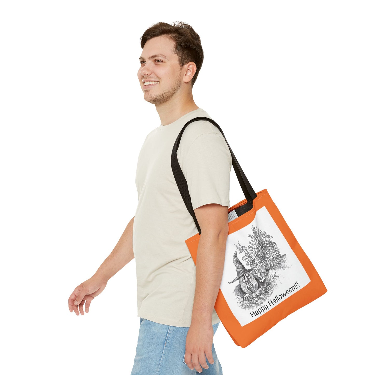 HELGA'S FUNHOUSE & CANDY STORE!!! - The ultimate Happy Halloween Trick or Treat Candy Tote Bag for all witches and kids!!!