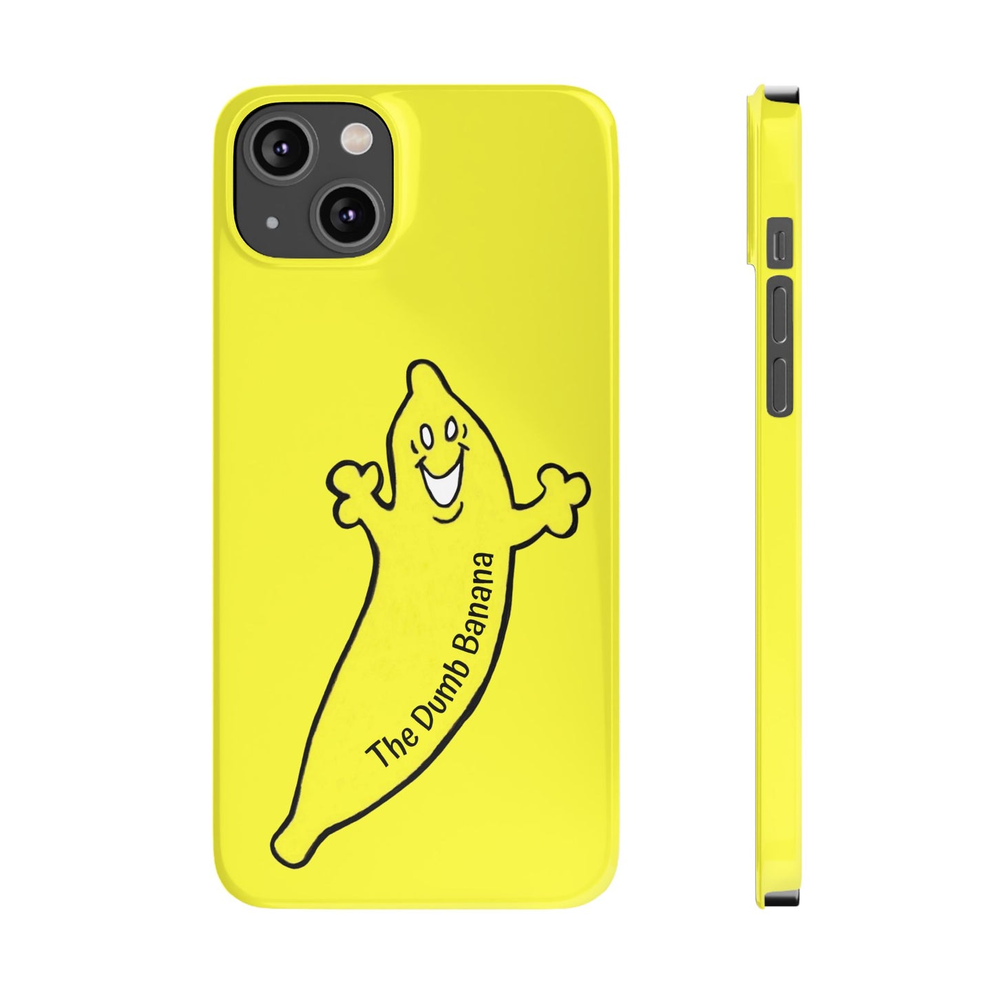 The Dumb Banana Super Thin Banana Phone Cases by Case-Mate in Yellow - The ultimate banana ever!!!