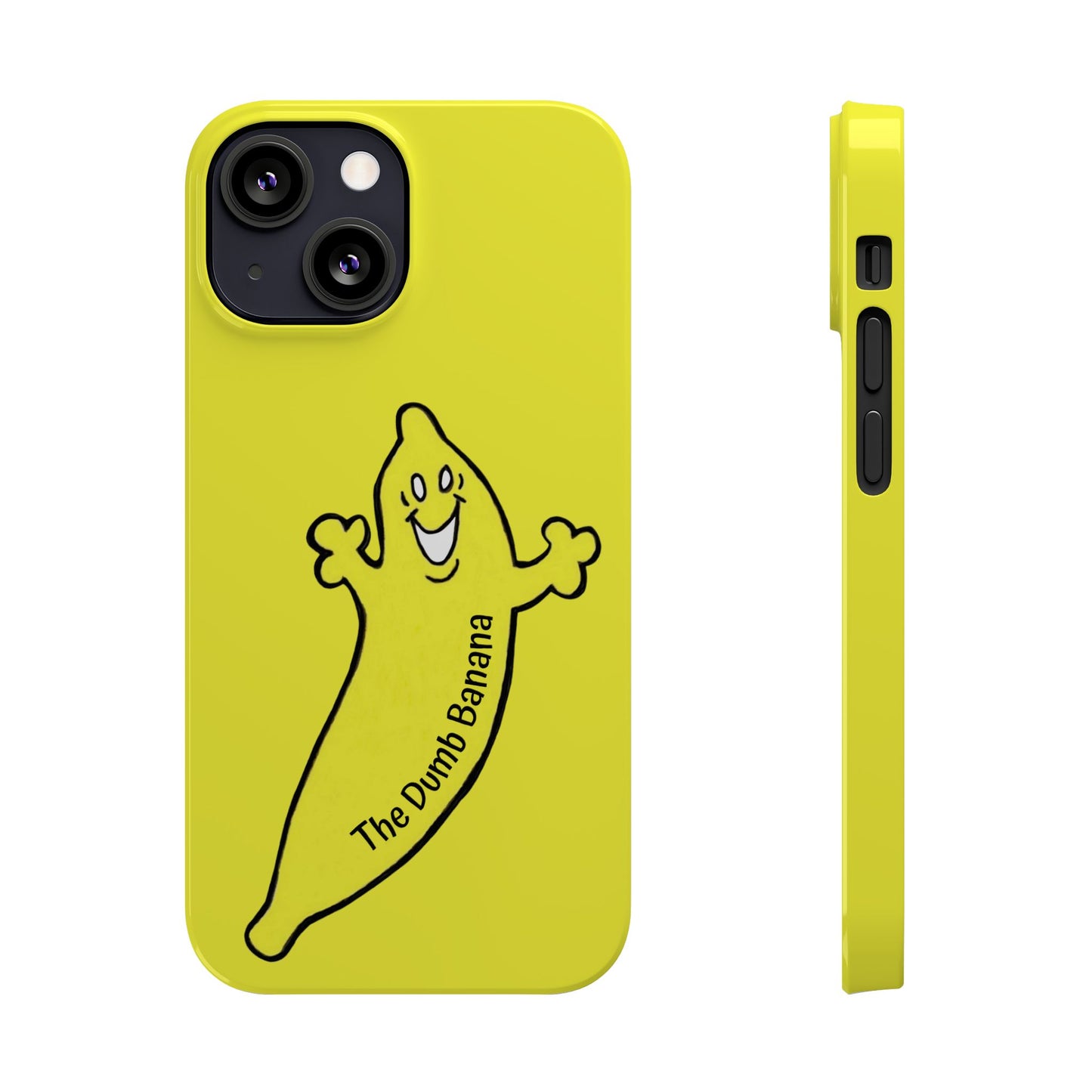 The Dumb Banana Super Thin Banana Phone Cases by Case-Mate in Yellow - The ultimate banana ever!!!