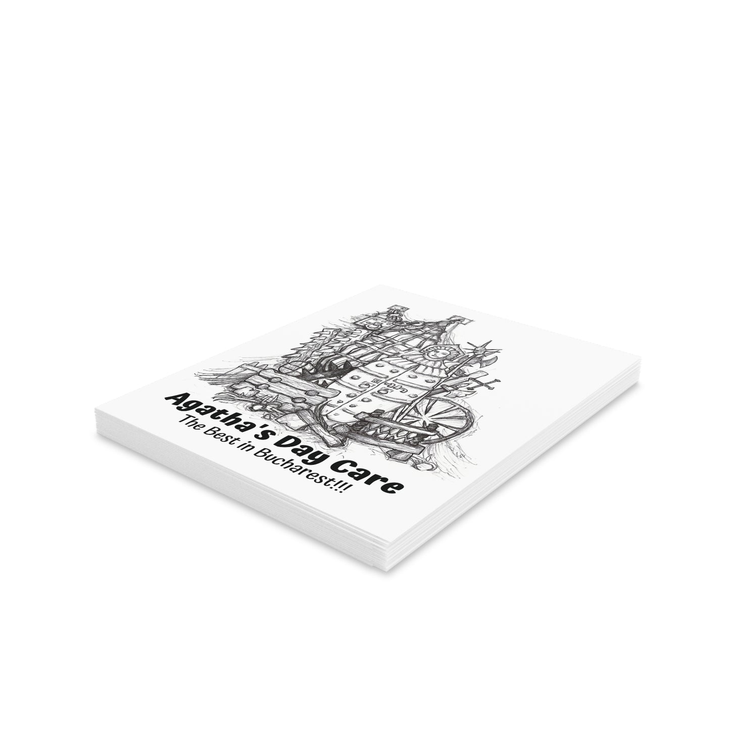Agatha's Day Care Halloween Greeting Cards (8, 16 and 24 pcs) - The Best in Bucharest!!!