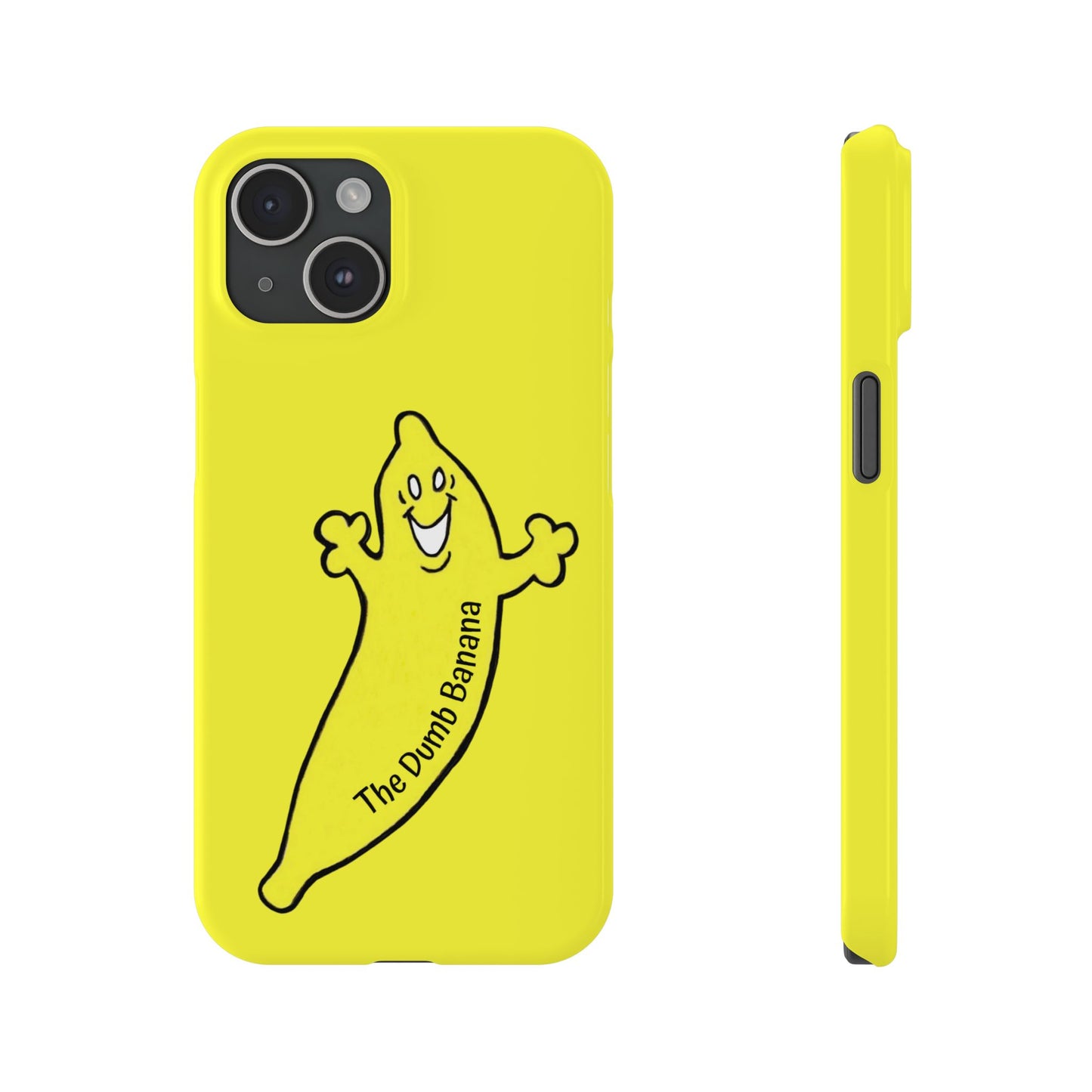 The Dumb Banana Super Thin Banana Phone Cases by Case-Mate in Yellow - The ultimate banana ever!!!