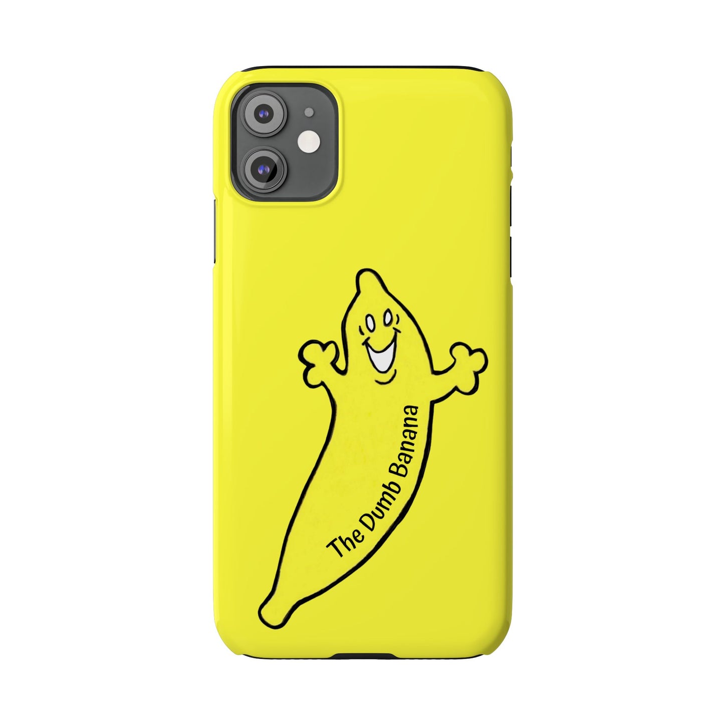 The Dumb Banana Super Thin Banana Phone Cases by Case-Mate in Yellow - The ultimate banana ever!!!